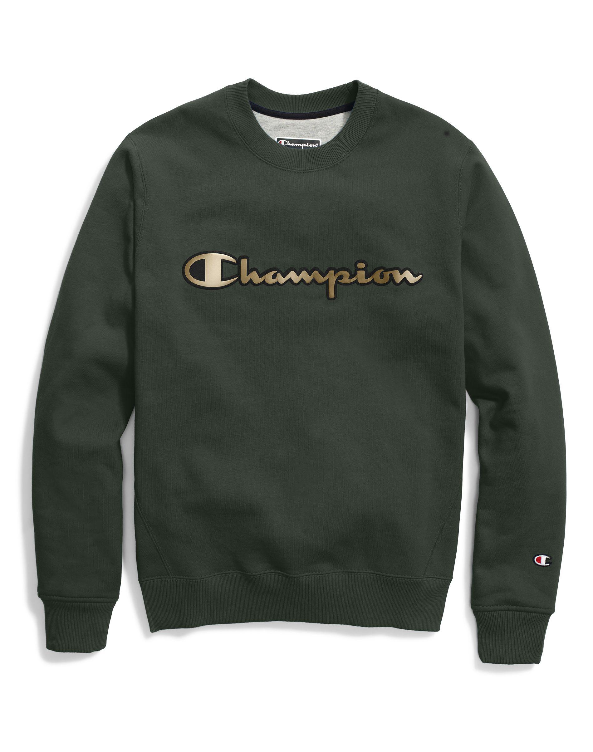 black and gold champion sweatshirt
