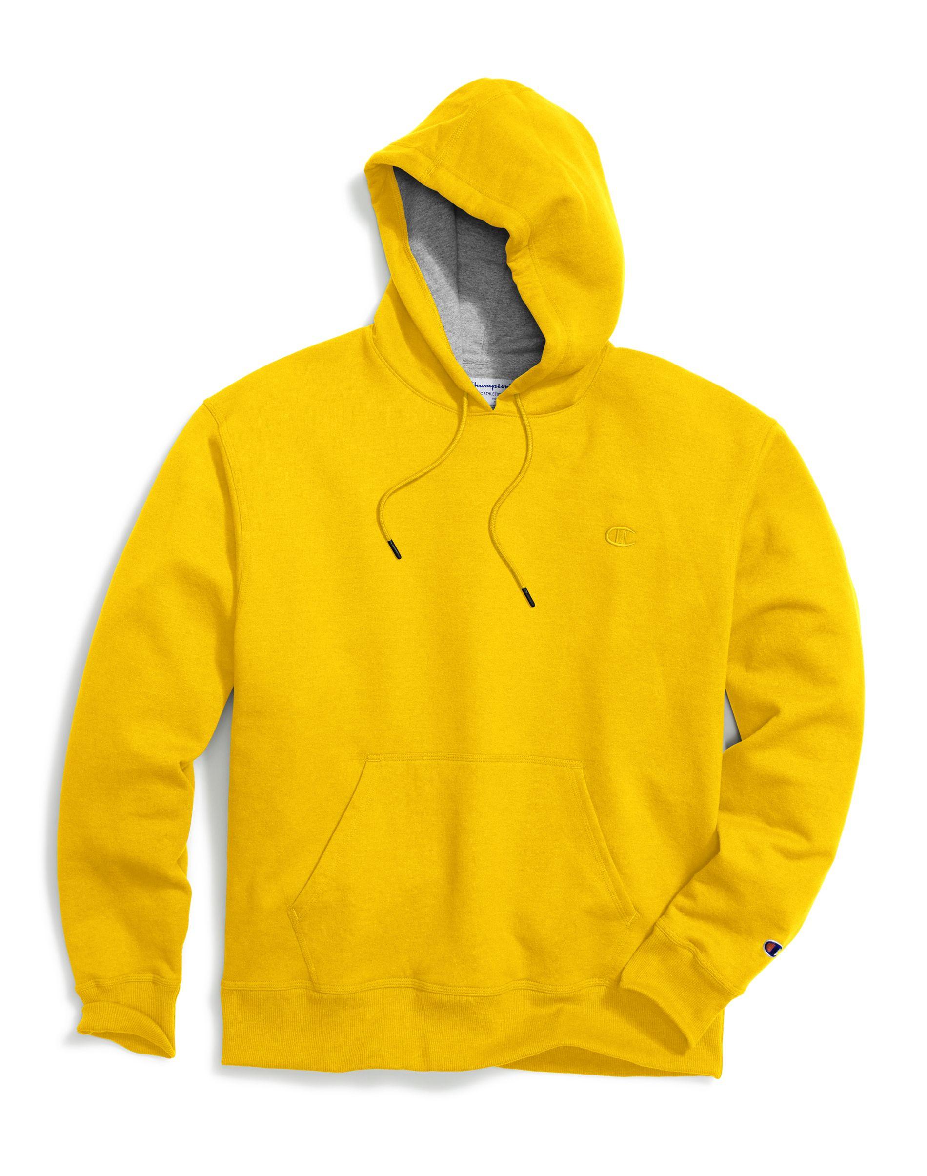champion men's powerblend fleece pullover sweatshirt
