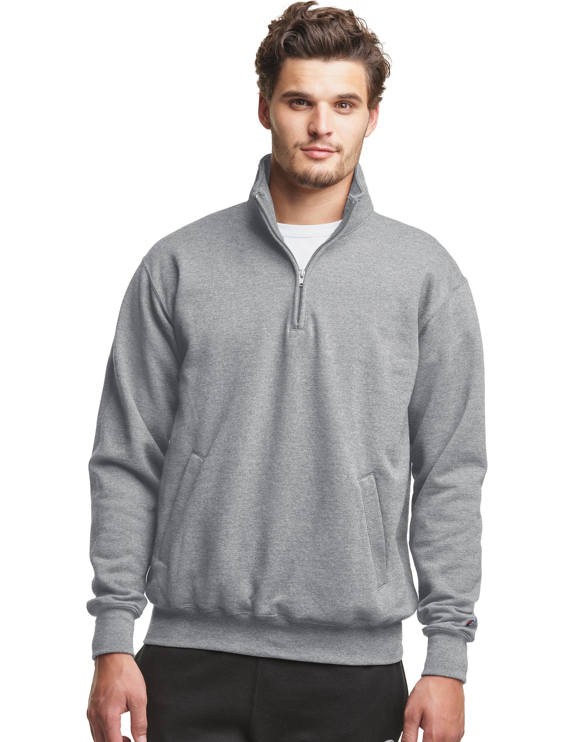 half zip pullover with pockets