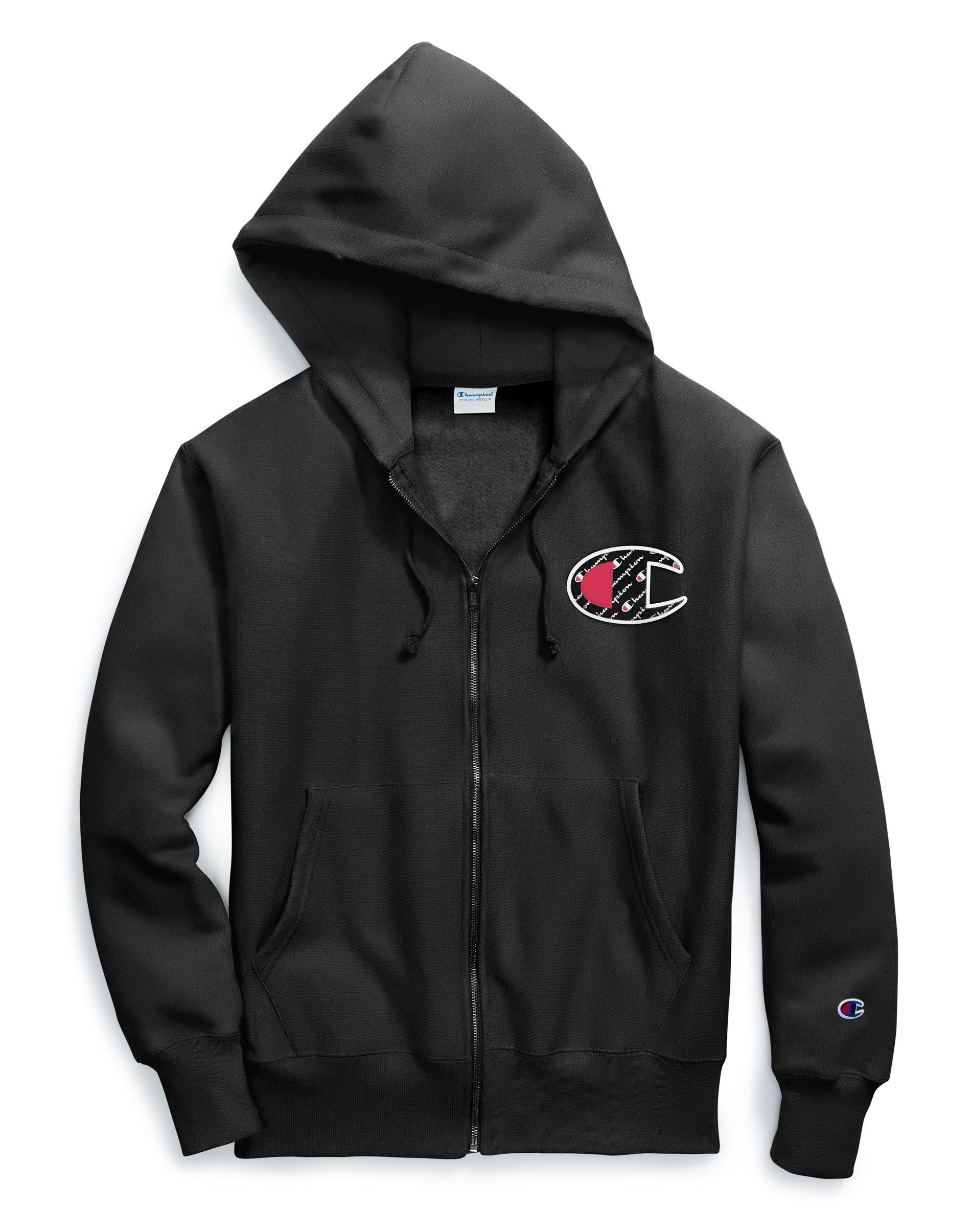 champion reverse weave sublimated white hoodie