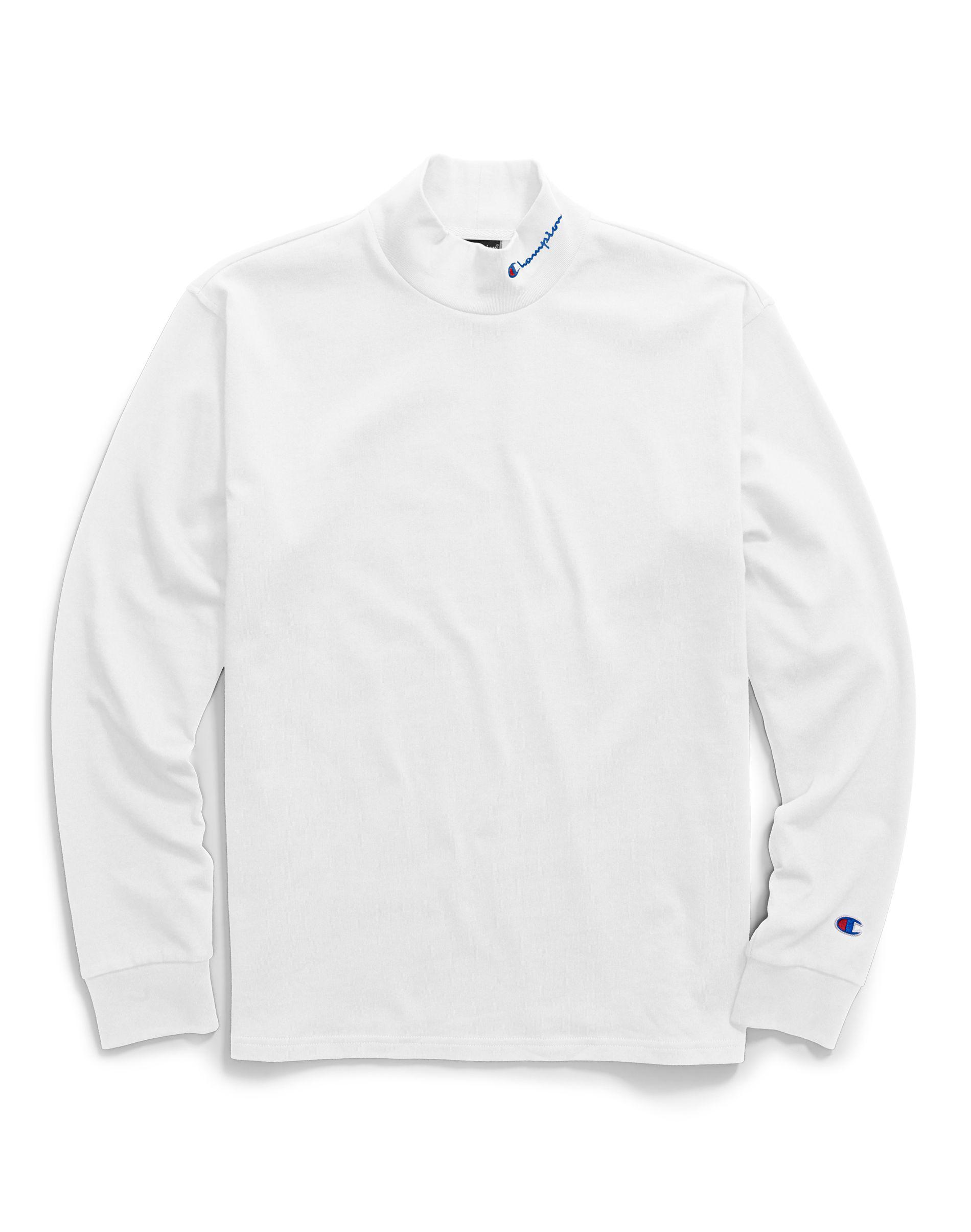 Champion Cotton Life® Heavyweight Mock Neck in White for Men | Lyst