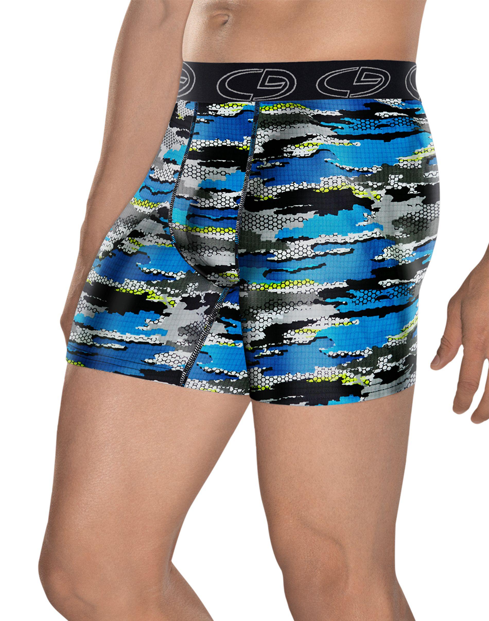 Champion Synthetic C9 ® Nylon Boxer Brief 1pack in Blue Camo (Blue