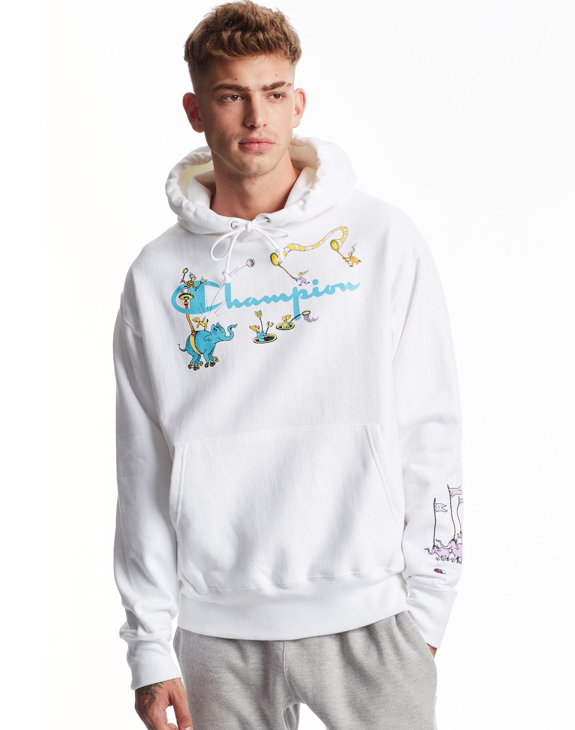 Champion Life® X Dr. Seuss Reverse Weave® Hoodie, Oh The Places You'll Go!  in White for Men | Lyst