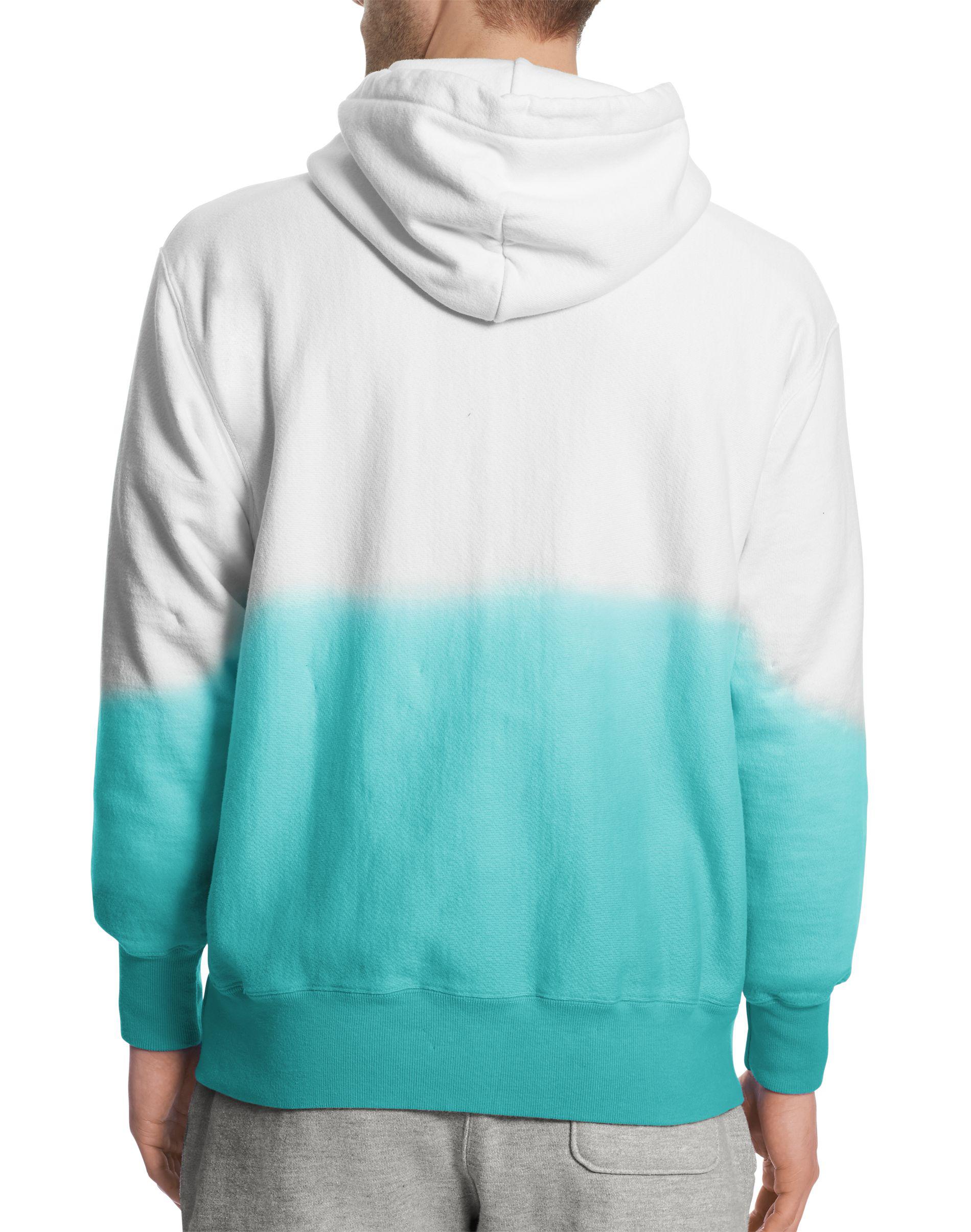 champion reverse weave dip dye pullover hoodie