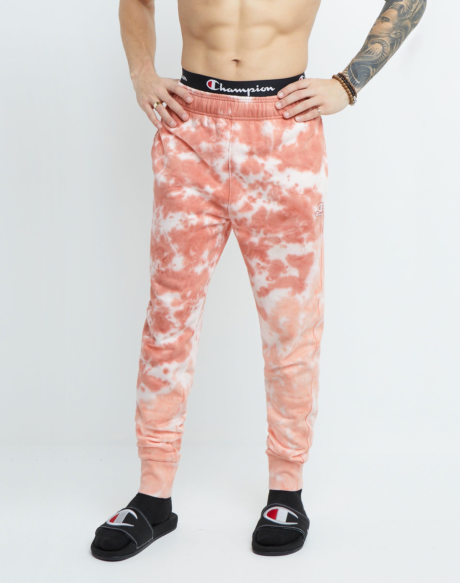 Champion Unity Dye joggers Timeless Coral Peach Grapefruit for Men | Lyst