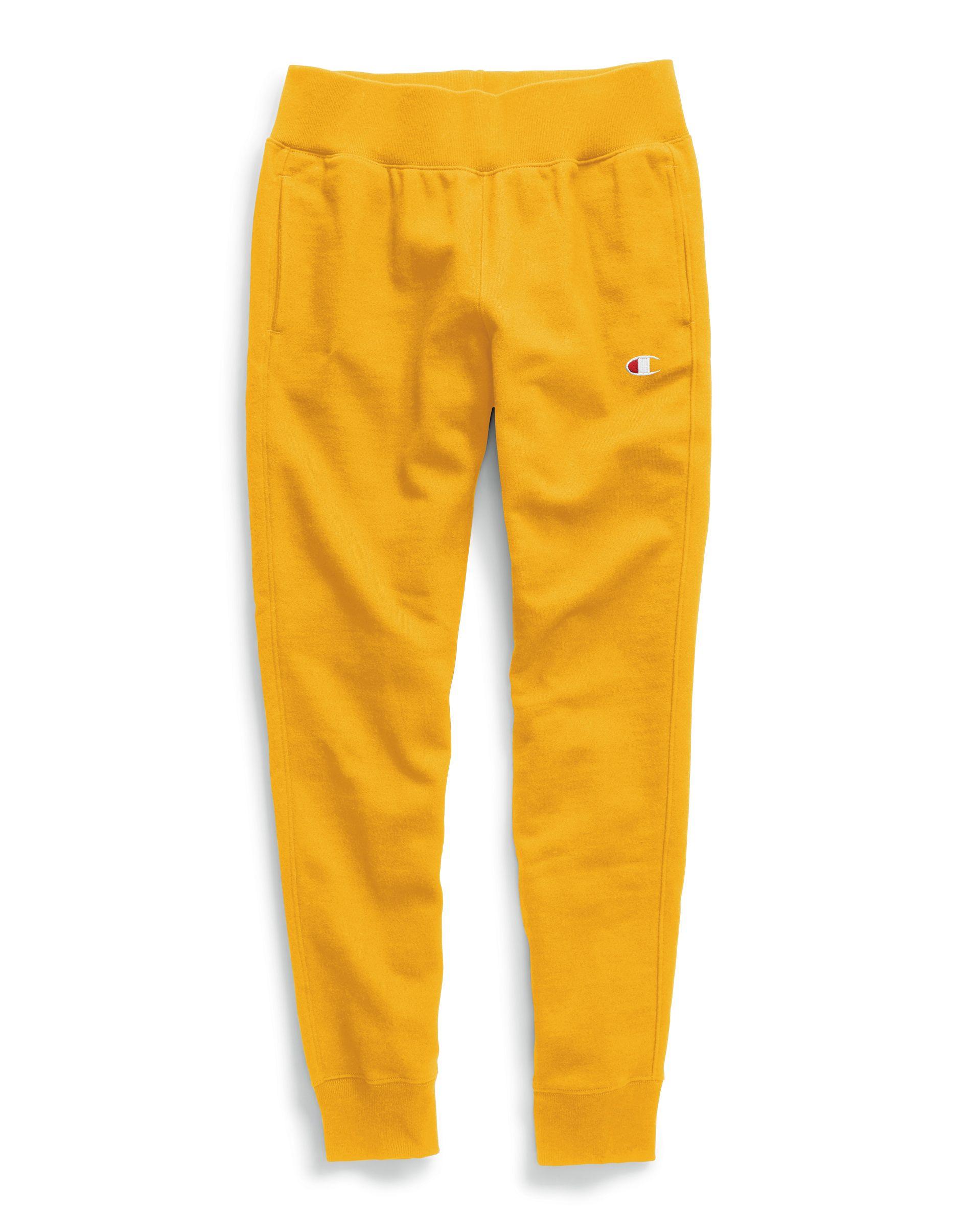Champion Fleece Life® Reverse Weave® Joggers, C Logo in Yellow - Lyst