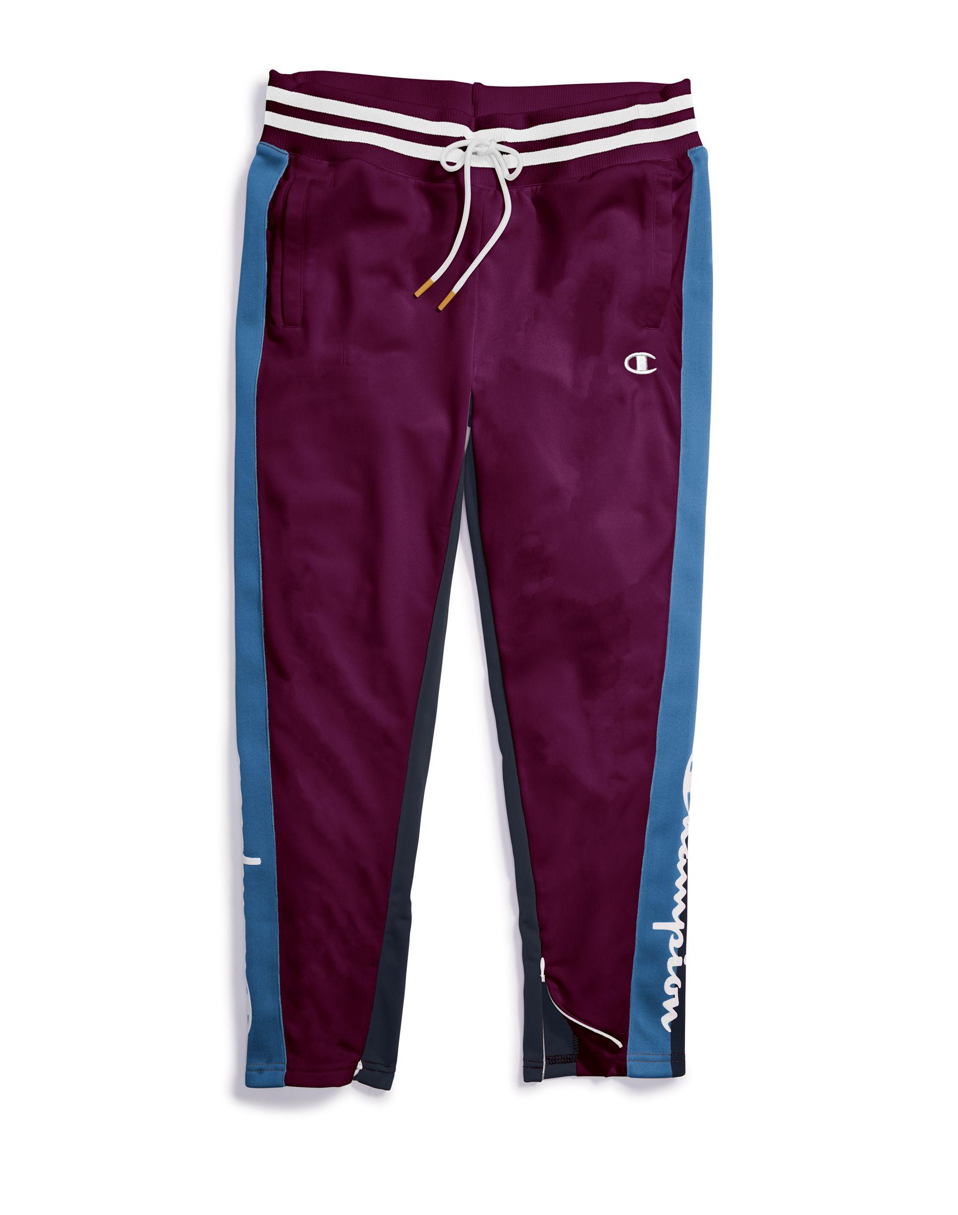 synthetic track pants