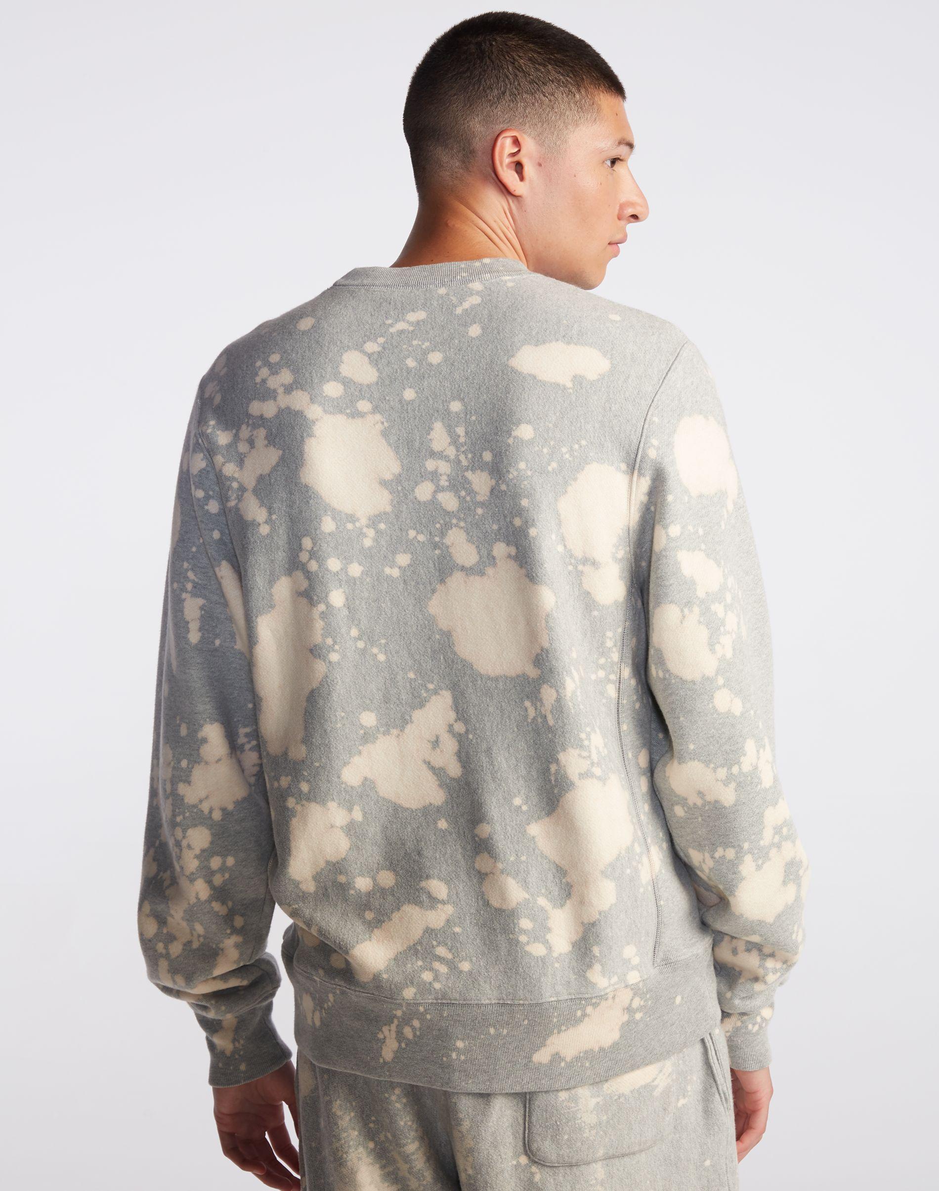 bleach splatter sweatshirt