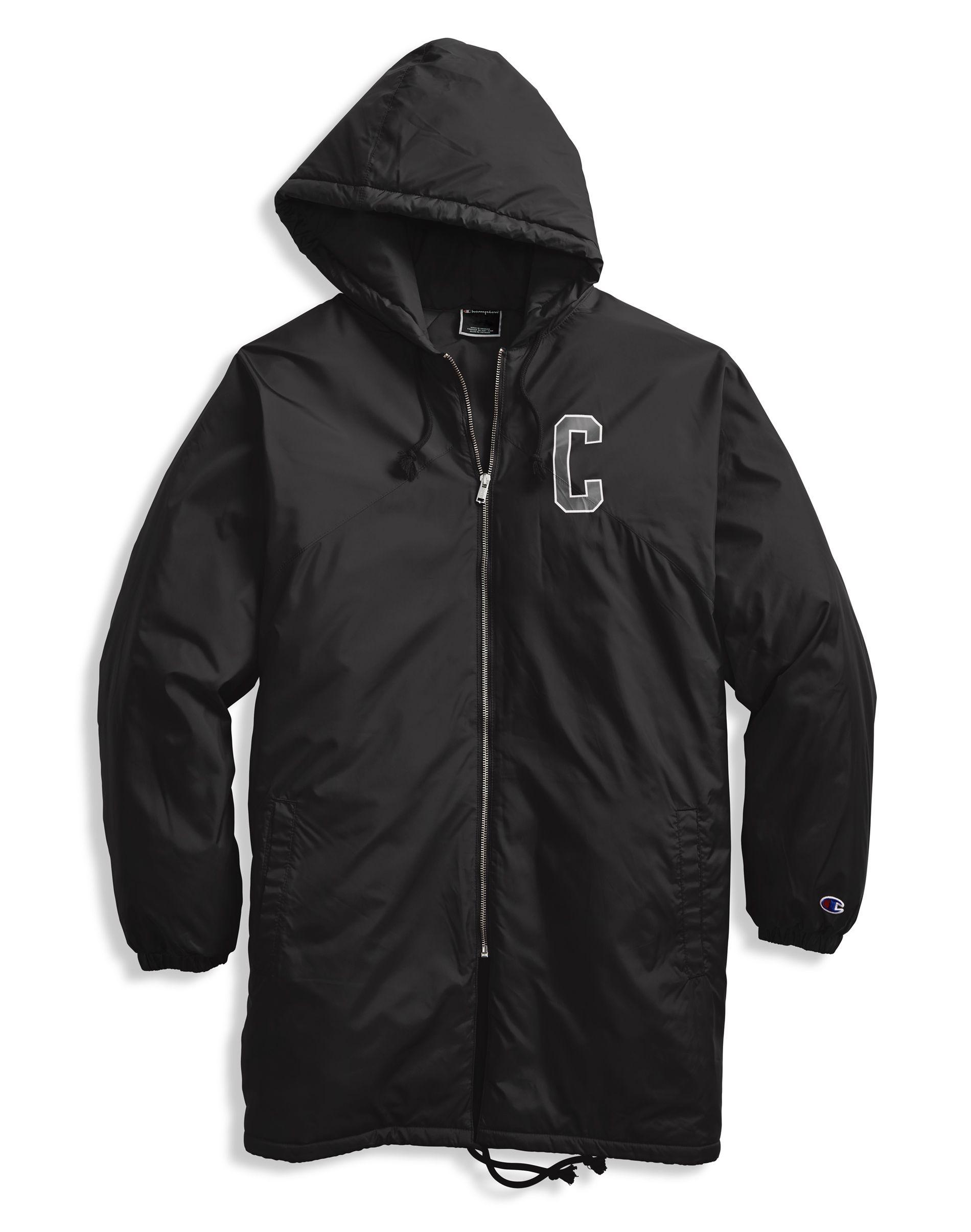 Champion sideline black puffer jacket Clearance