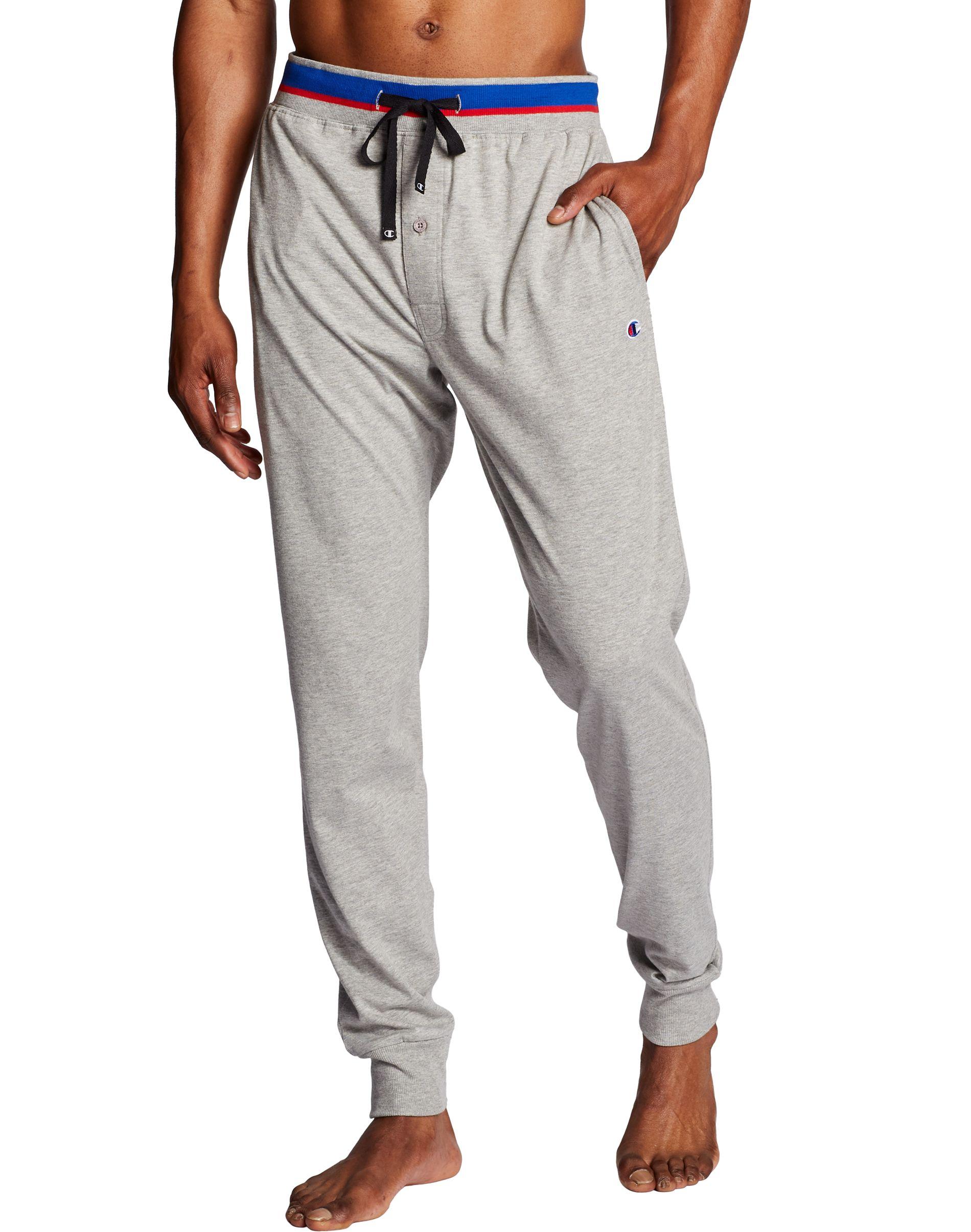 Champion Cotton Sleep Joggers, Oxford Grey Heather in Gray for Men - Lyst