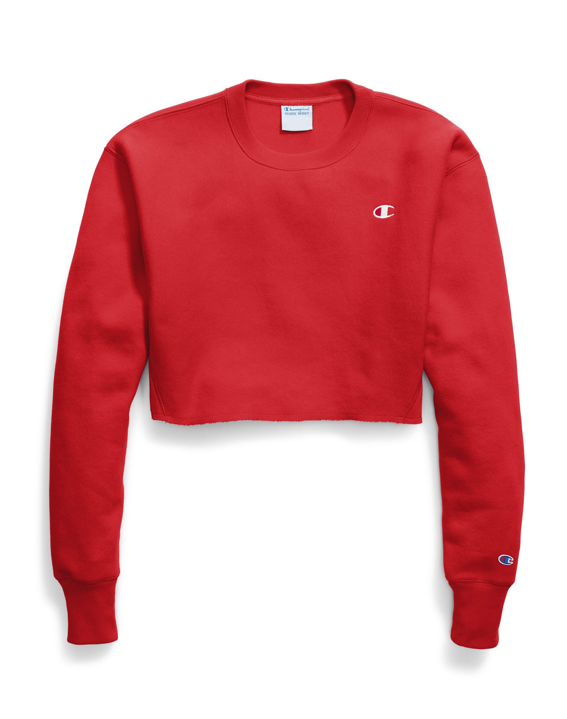 champion cropped crewneck