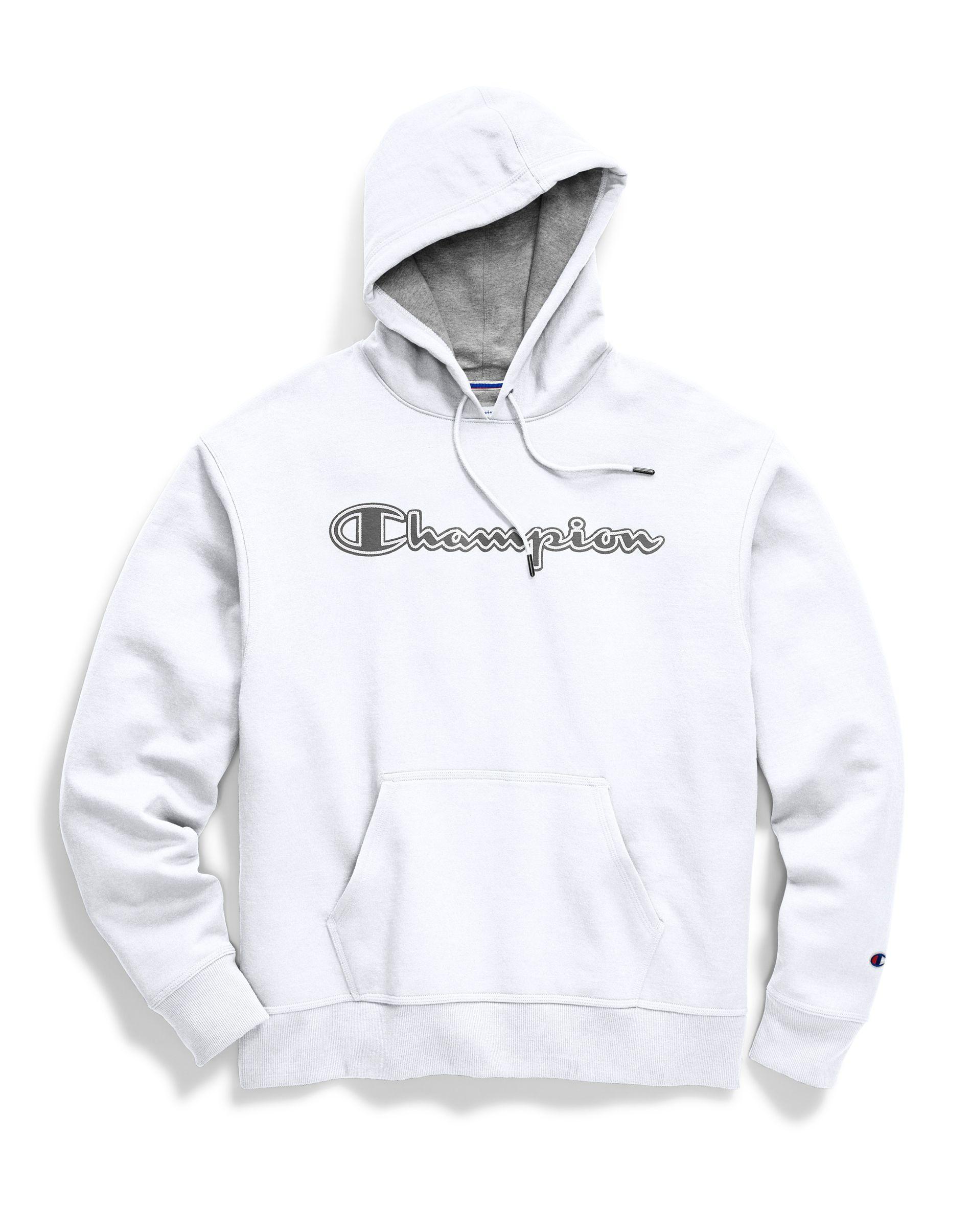 champion hoodie black white