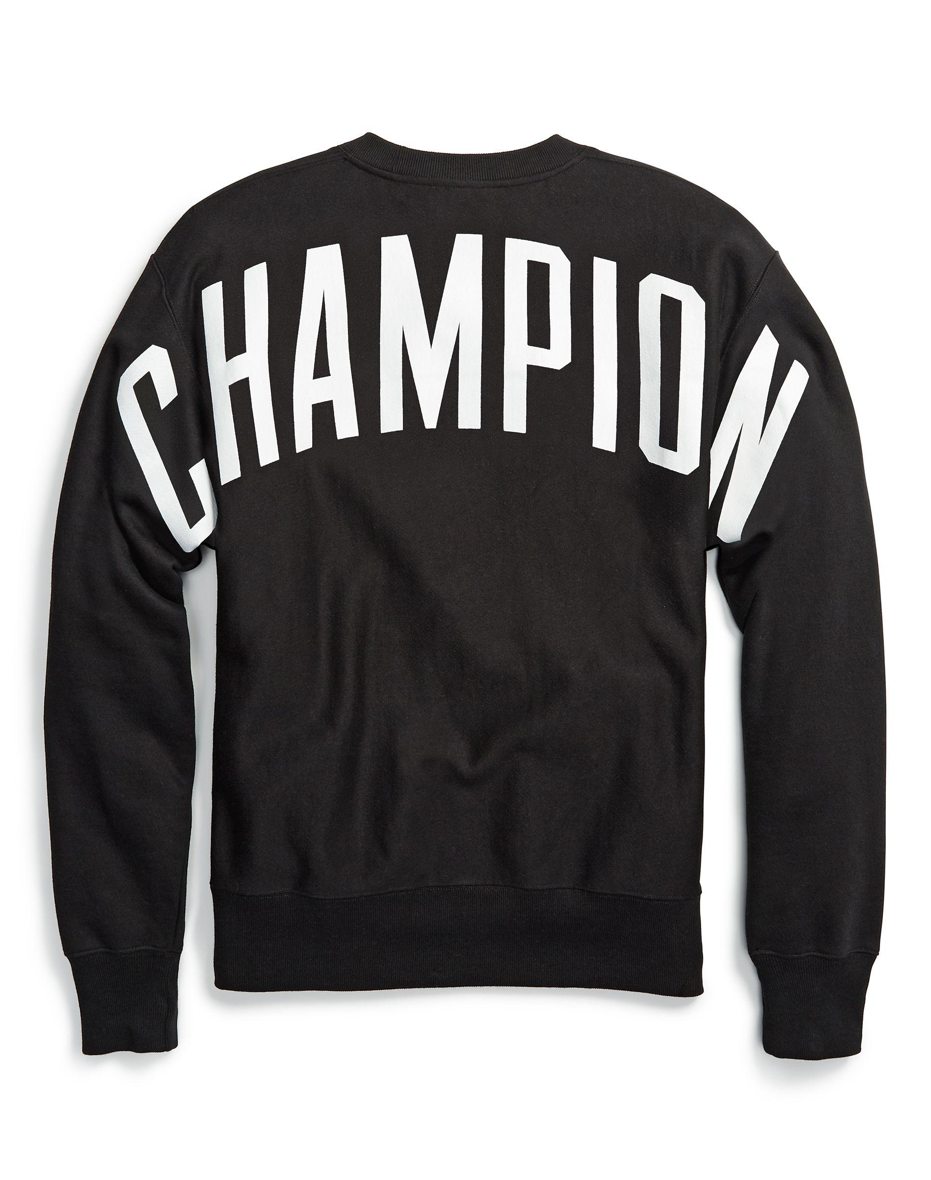 champion oversized arch logo