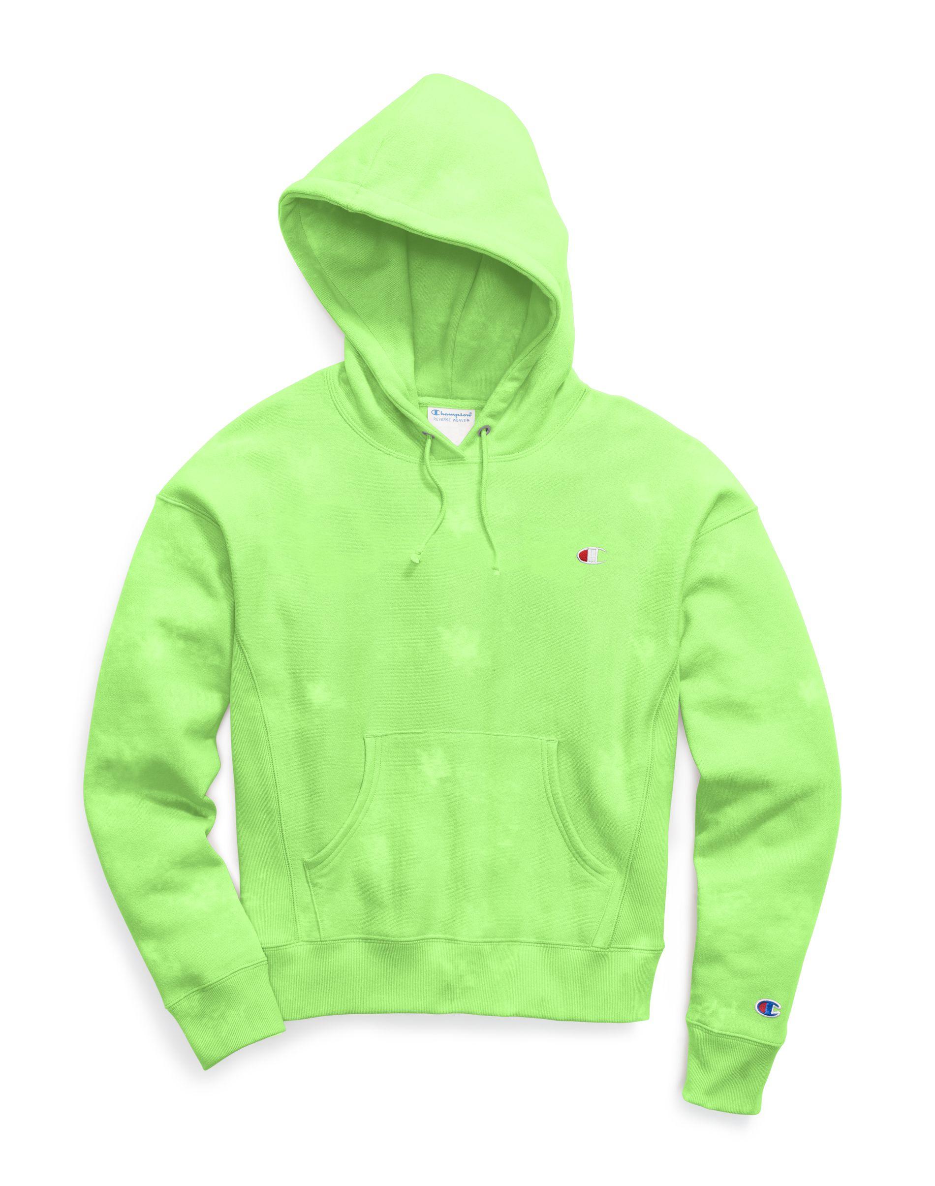 green hoodie champion