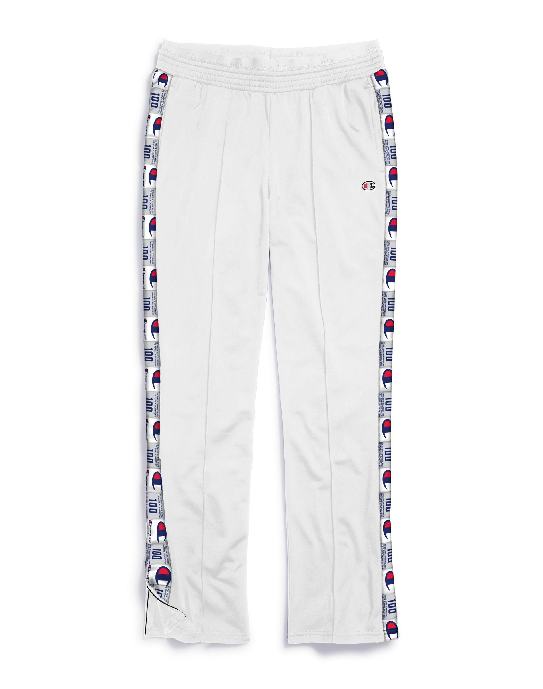 Champion Synthetic Life® Tricot Track Pants in White Lyst