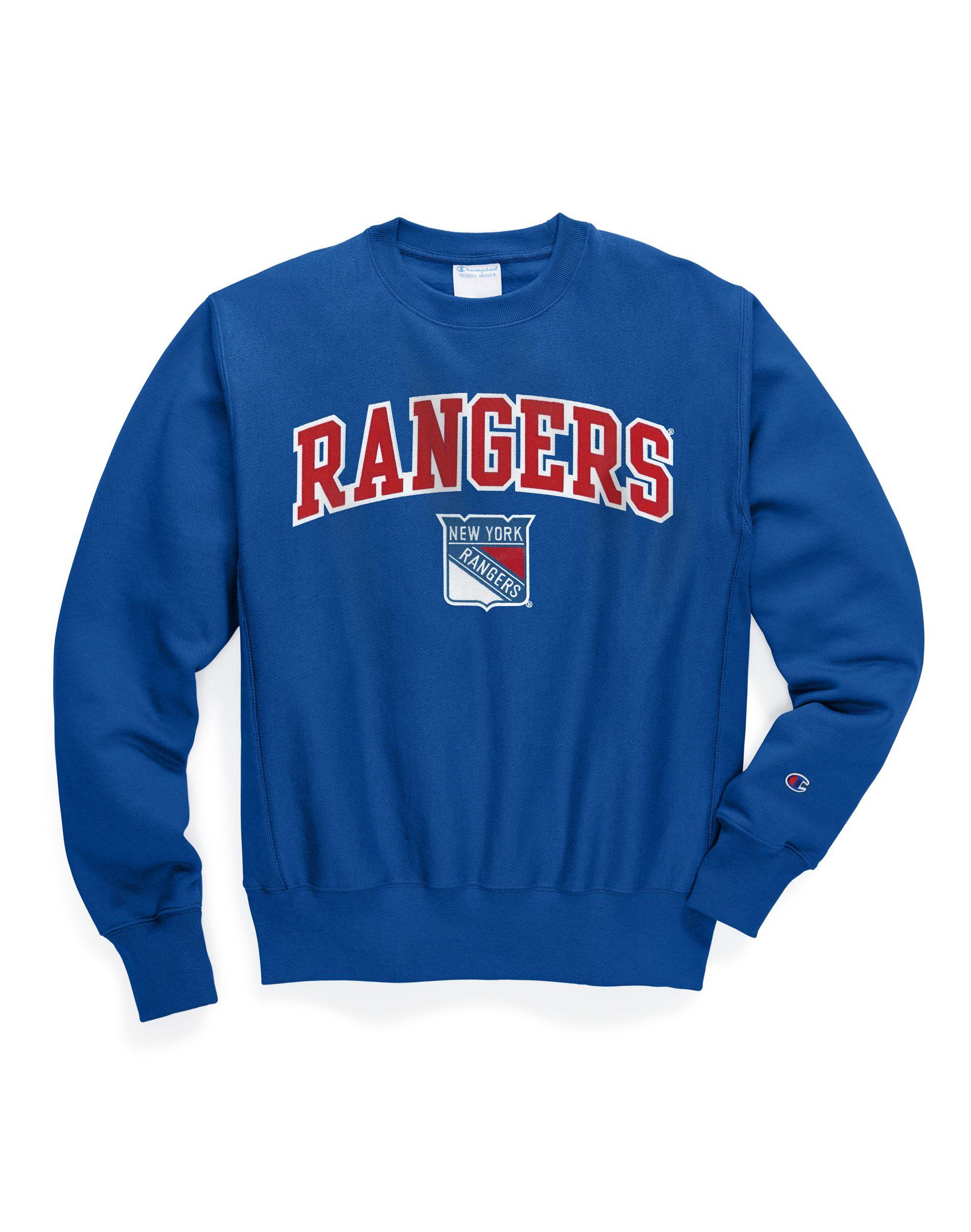 Champion Exclusive Life® Reverse Weave® Nhl Crew, New York Rangers in Blue  for Men | Lyst