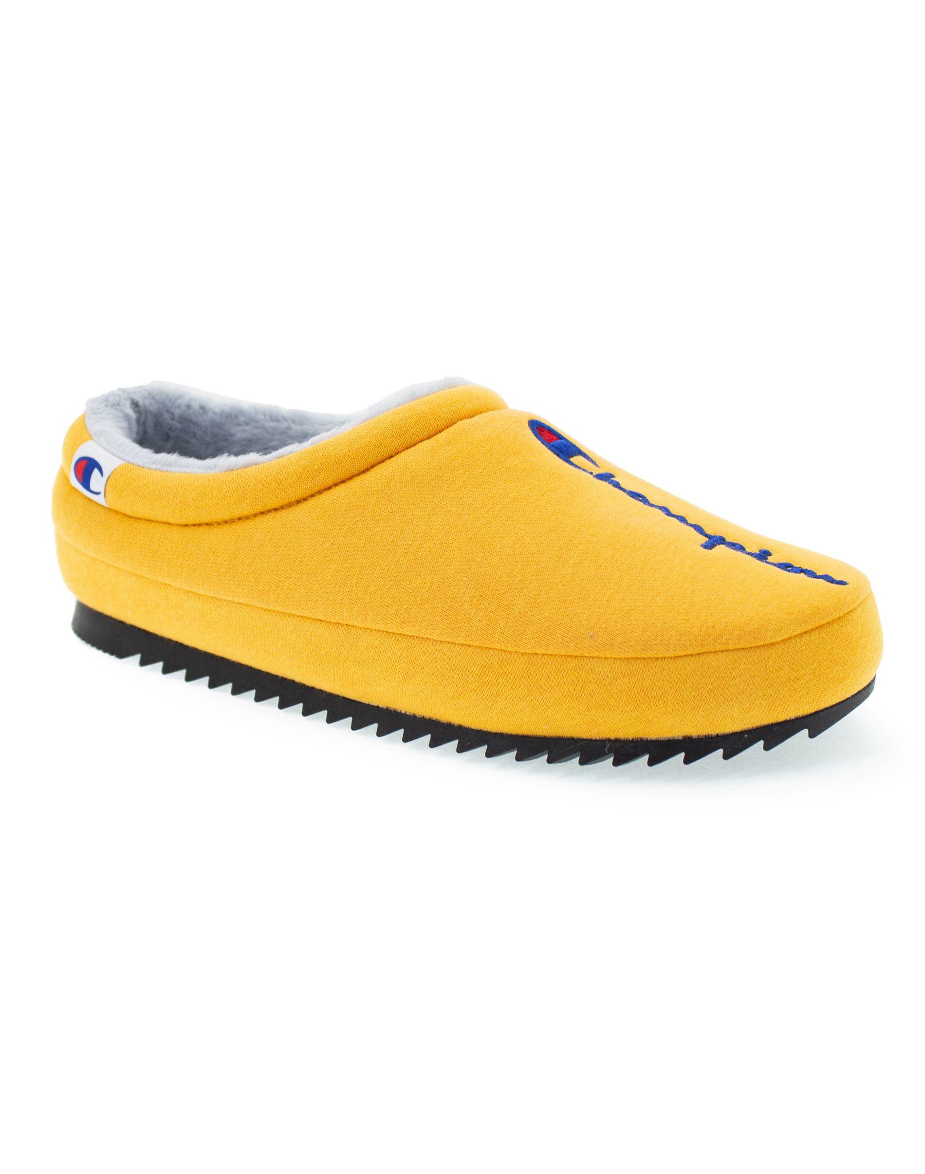 yellow champion slippers