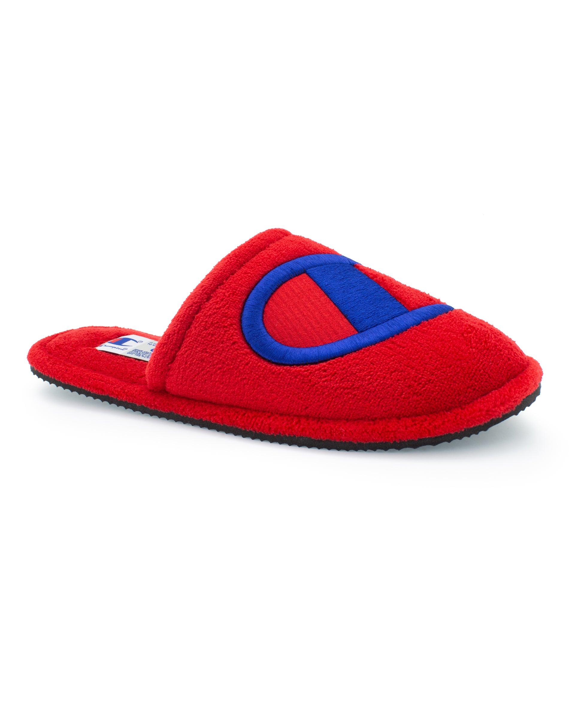champion slippers red