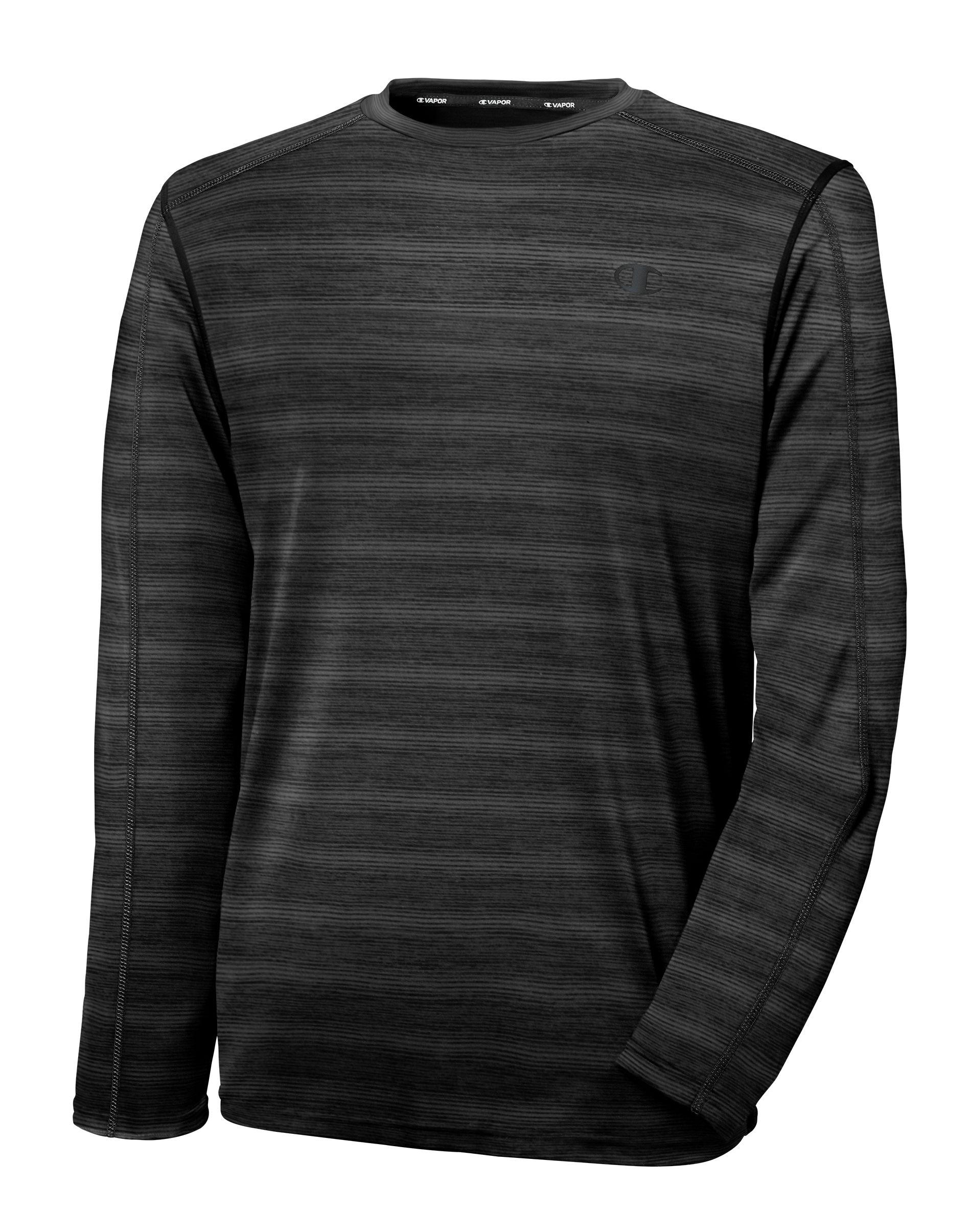 champion striped long sleeve tee