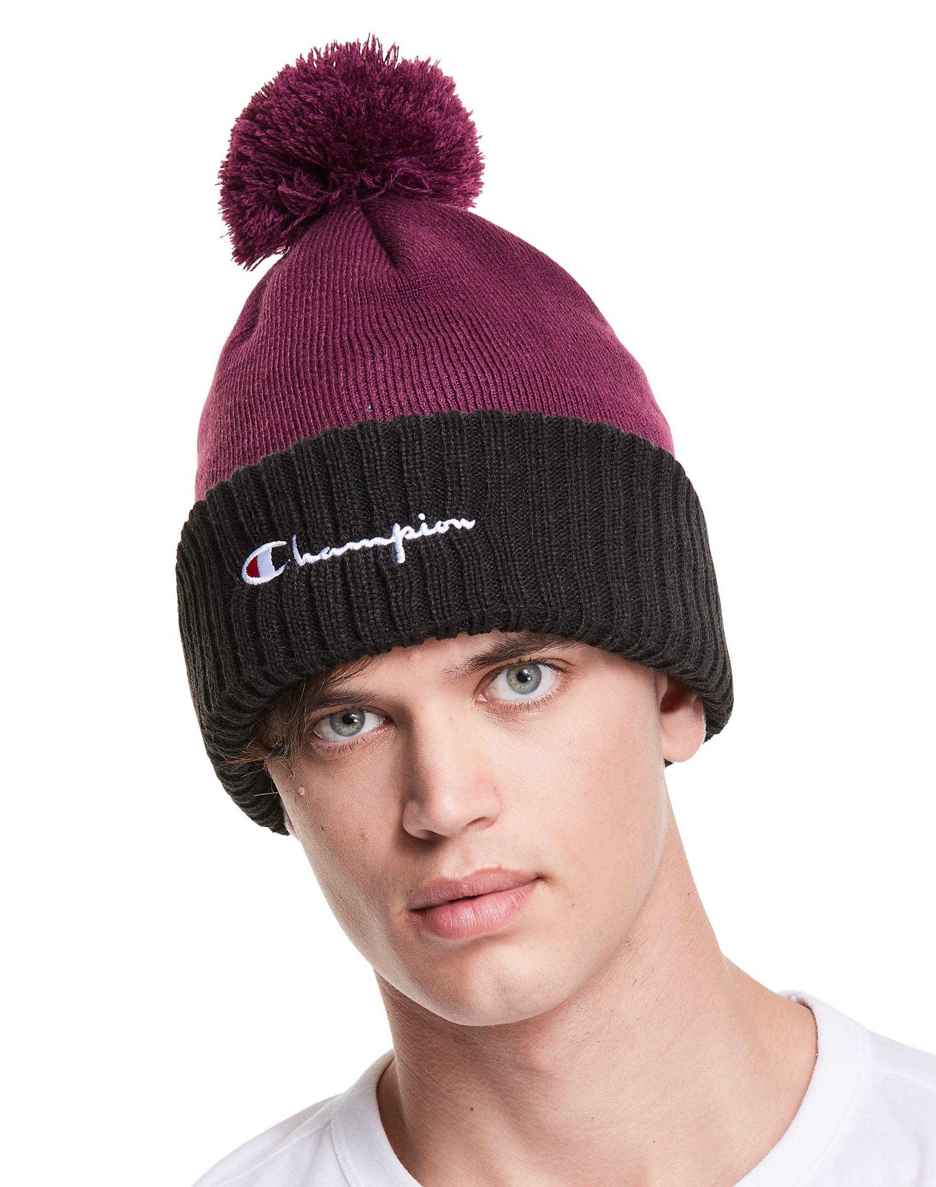 Champion Synthetic Beanie With Pom in 