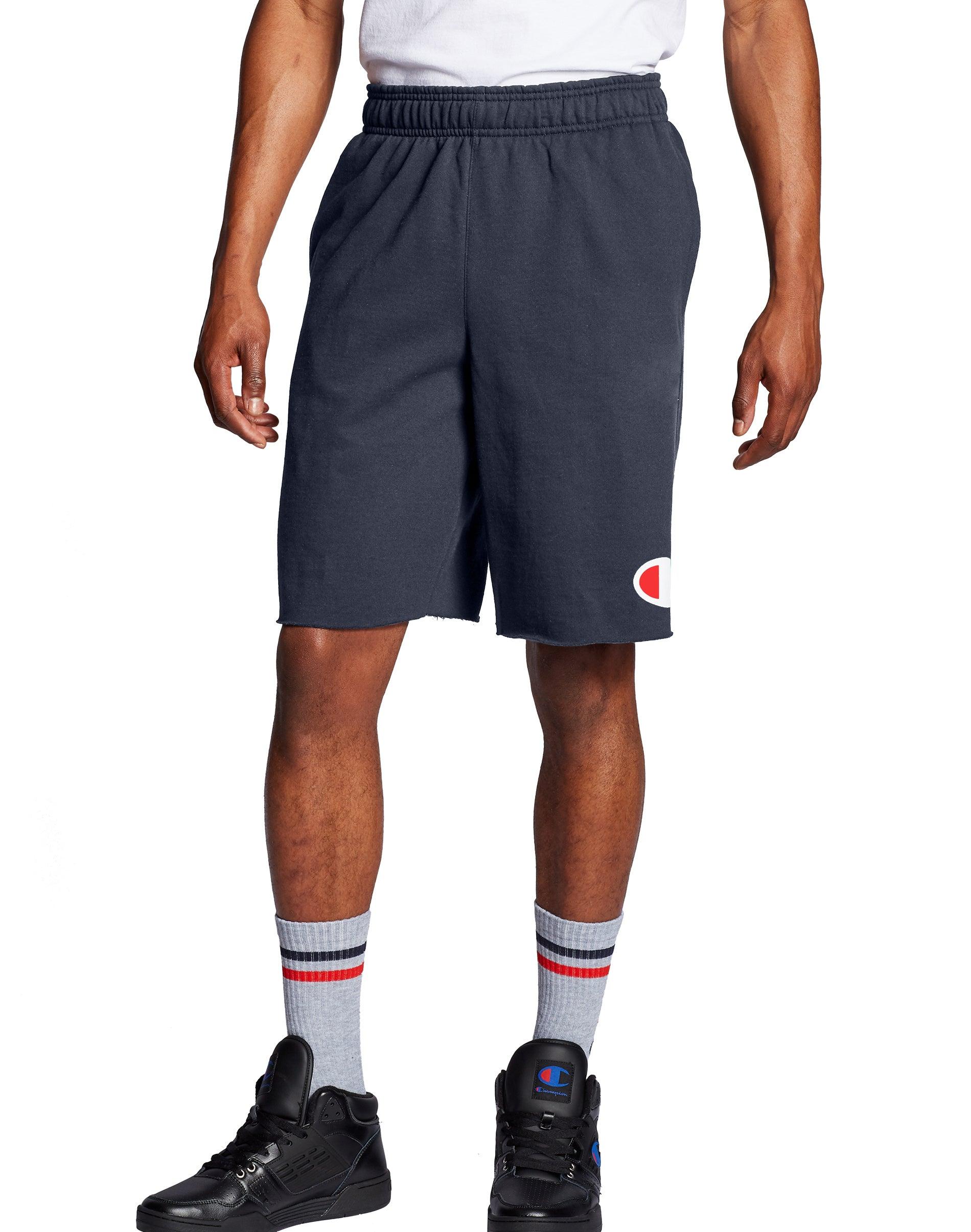 Champion Athletics Powerblend Fleece Short in Navy (Blue) for Men - Lyst