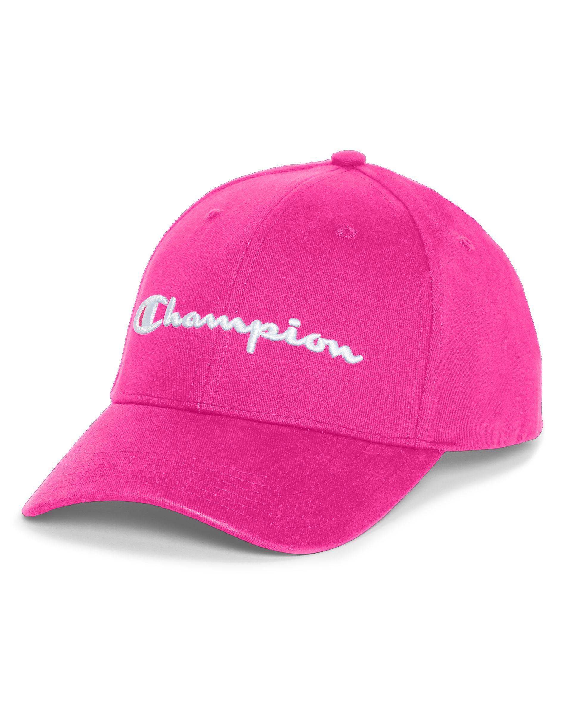 Udstyre mave jeg er glad Champion Cotton Classic Script Baseball Cap in Pink Candy (Pink) for Men -  Lyst