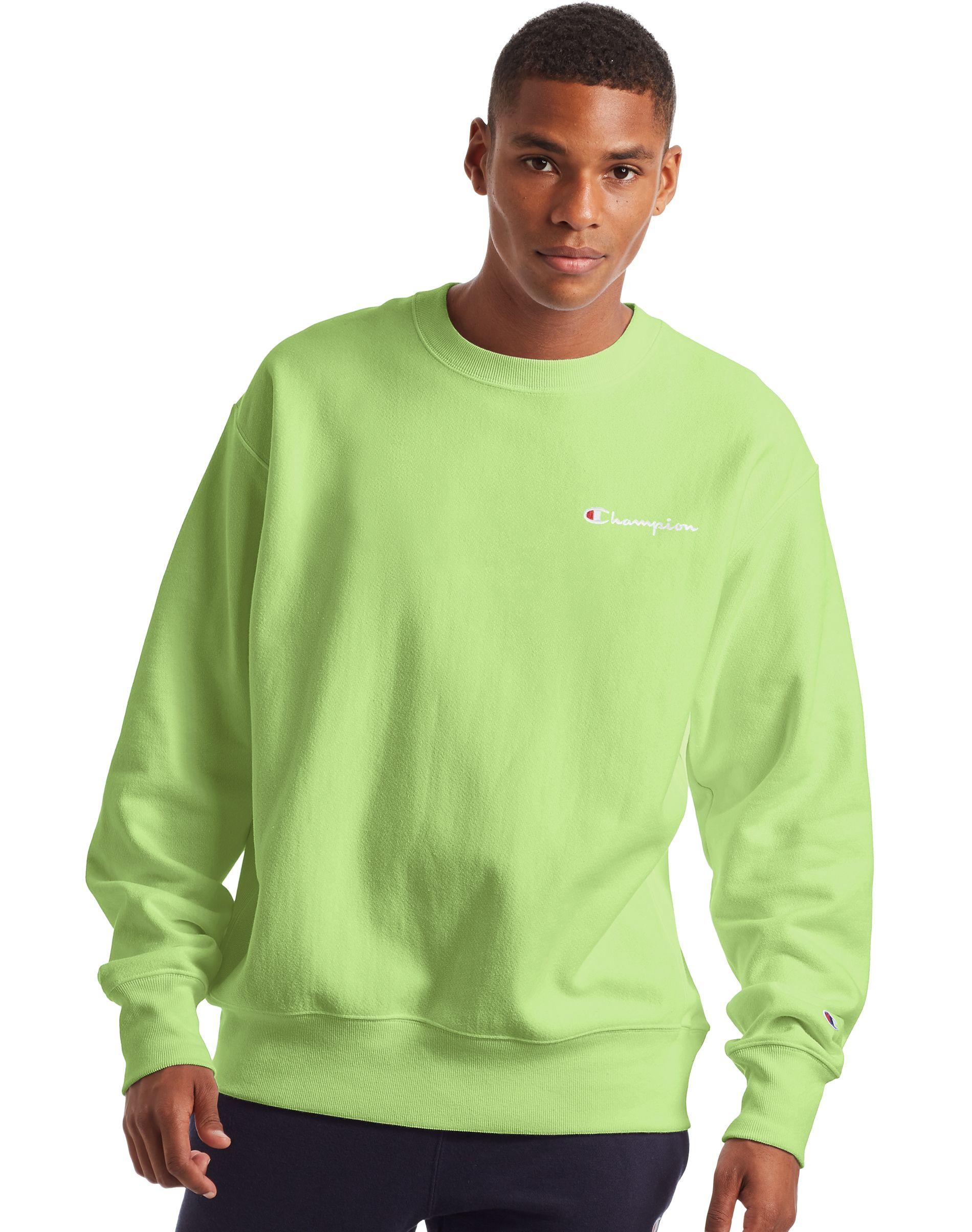 light green champion sweatshirt