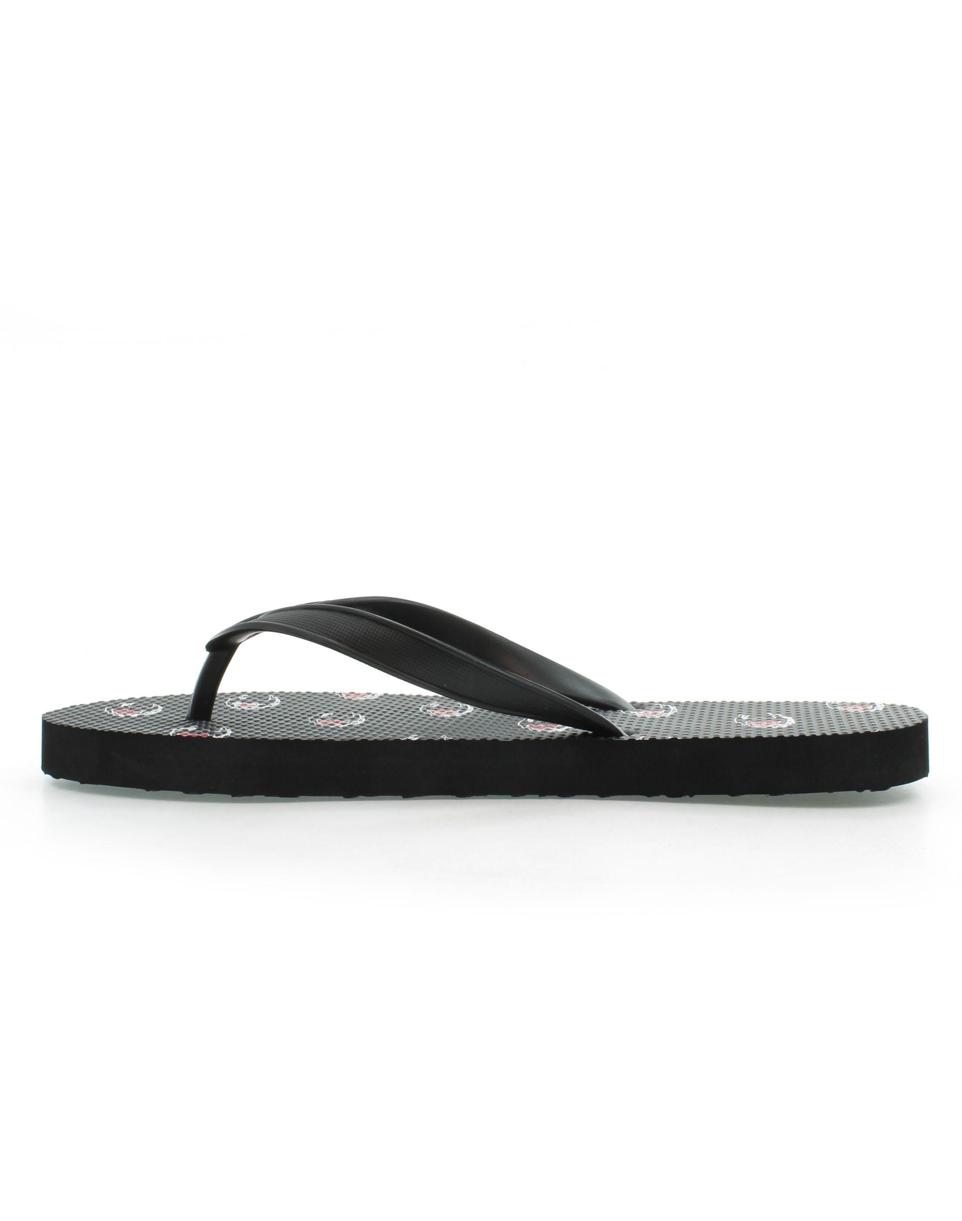 Champion Synthetic Lifetm Flip Flops Allover C Logo, Black for Men - Lyst