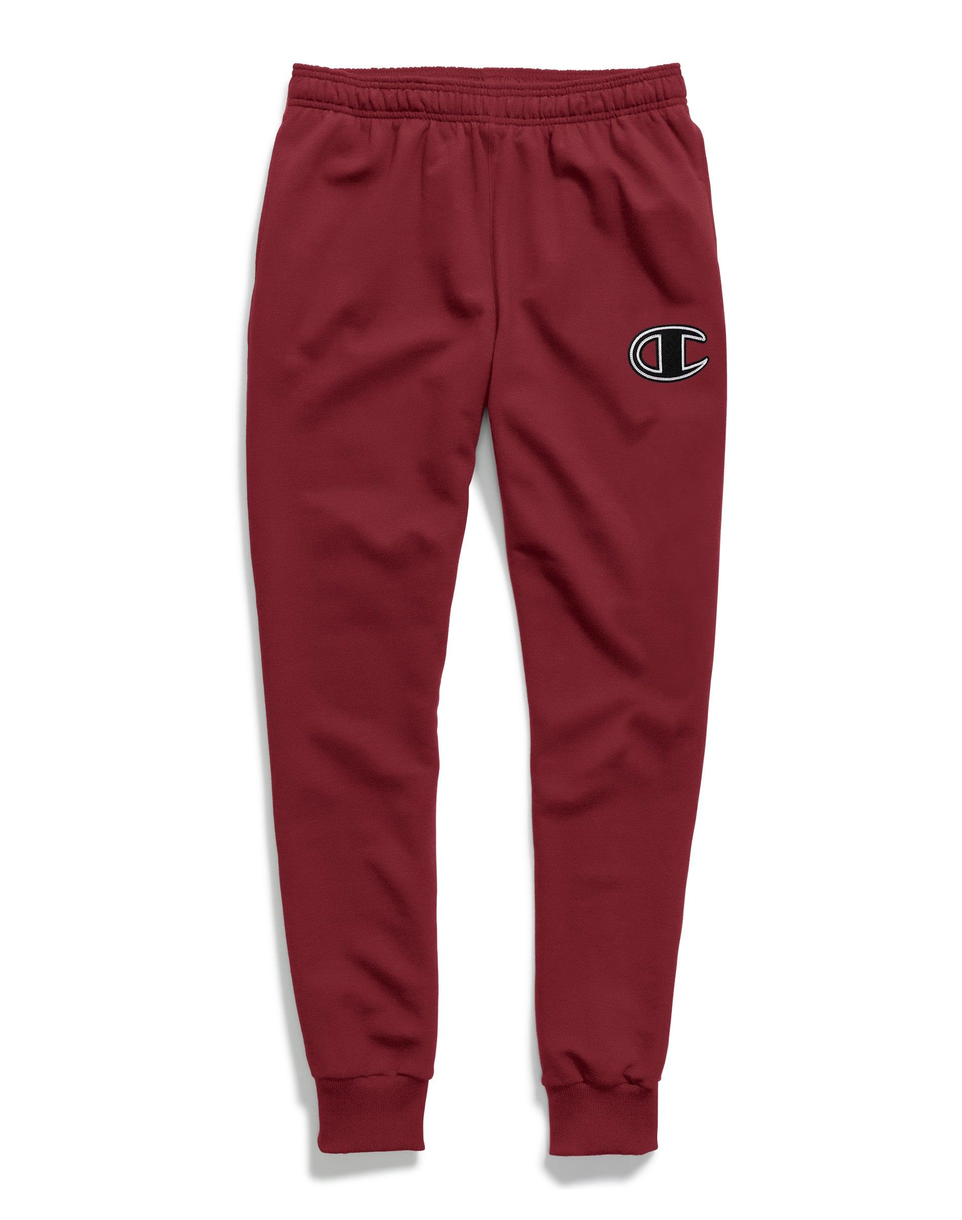 Champion Athletics Powerblend Fleece Joggers in Red for Men - Lyst