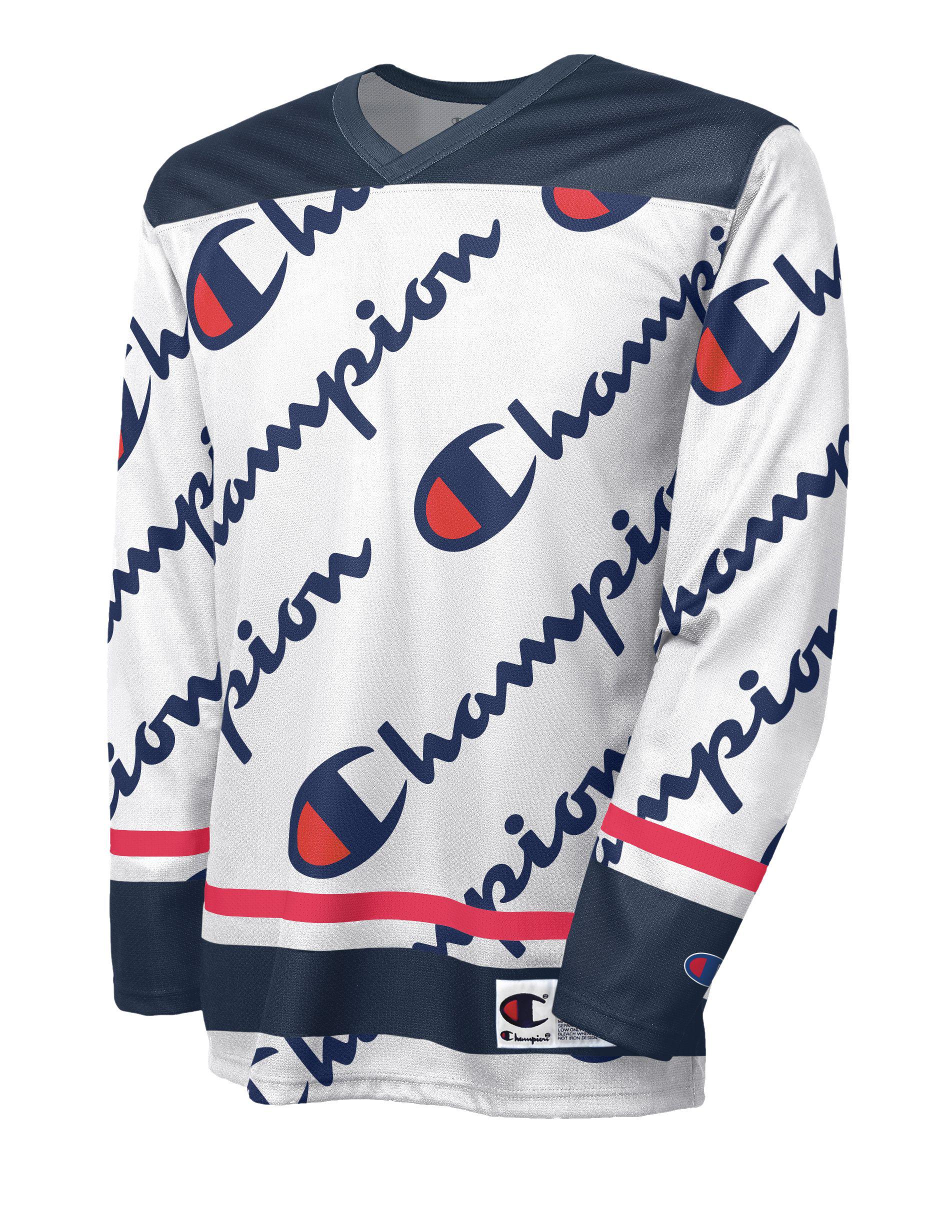 champion hockey jersey