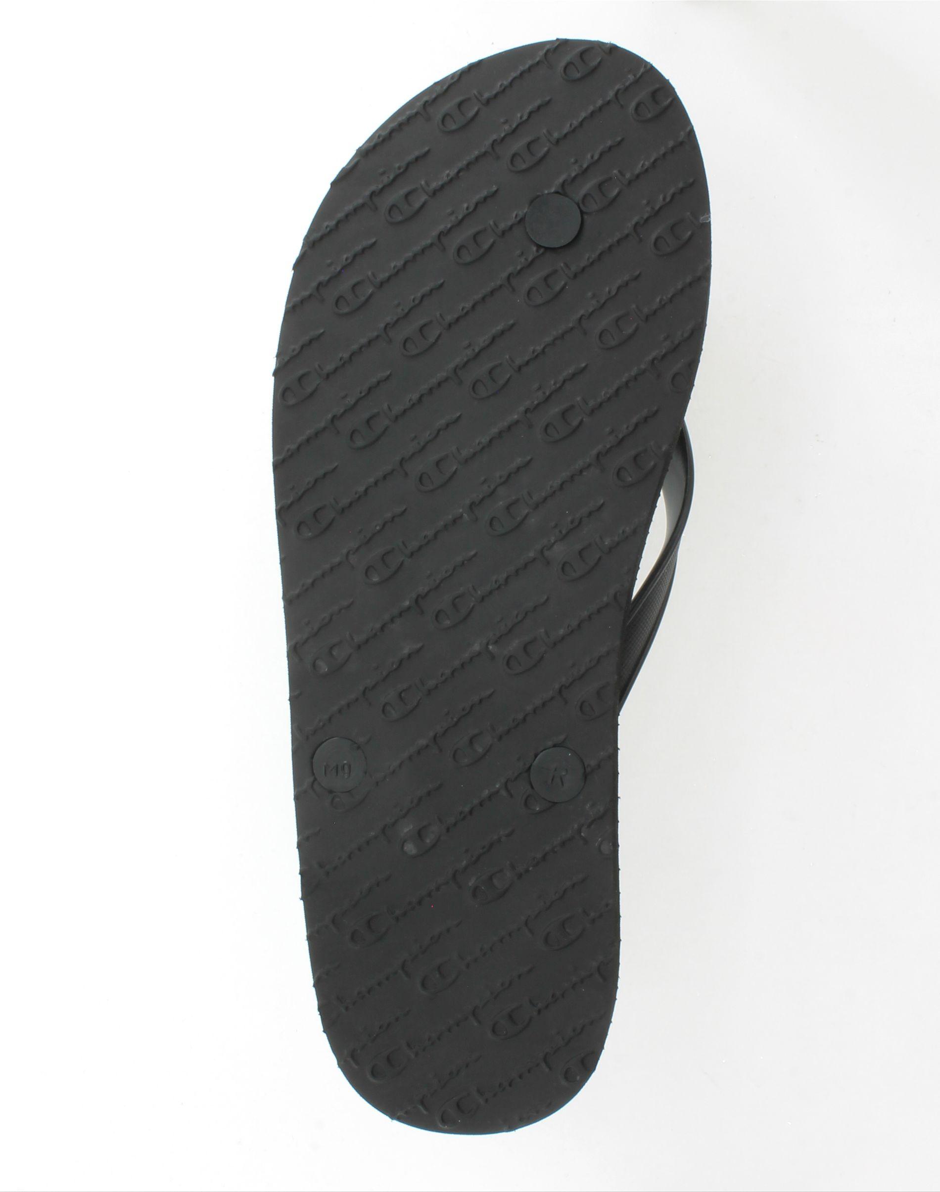 Champion Synthetic Lifetm Flip Flops Allover C Logo, Black for Men - Lyst