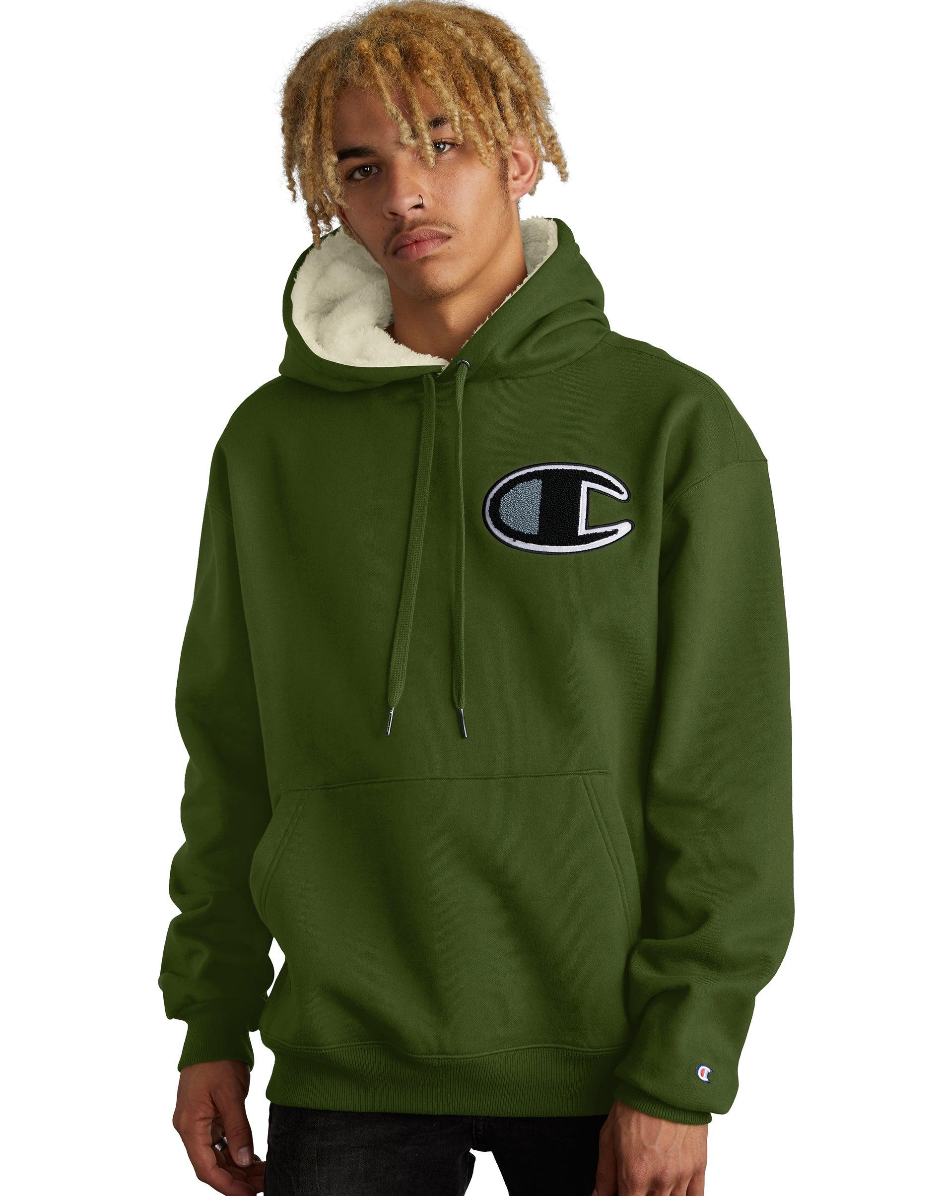 olive green champion jacket