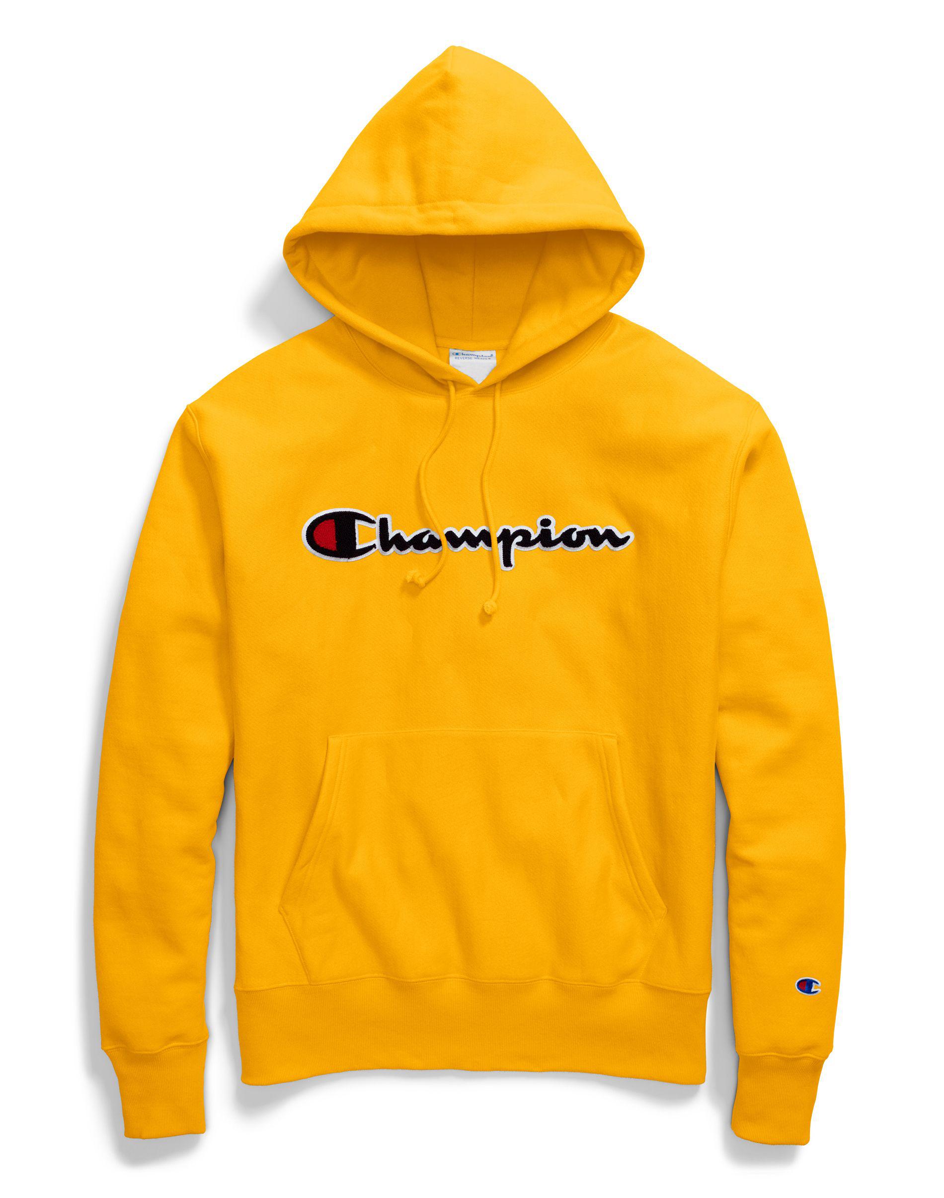 Yellow Champion Hoodies 2024 favors