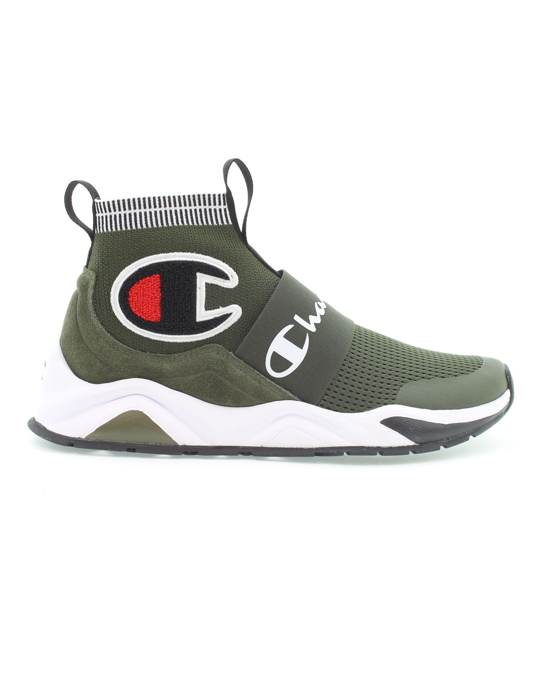 olive green champion shoes