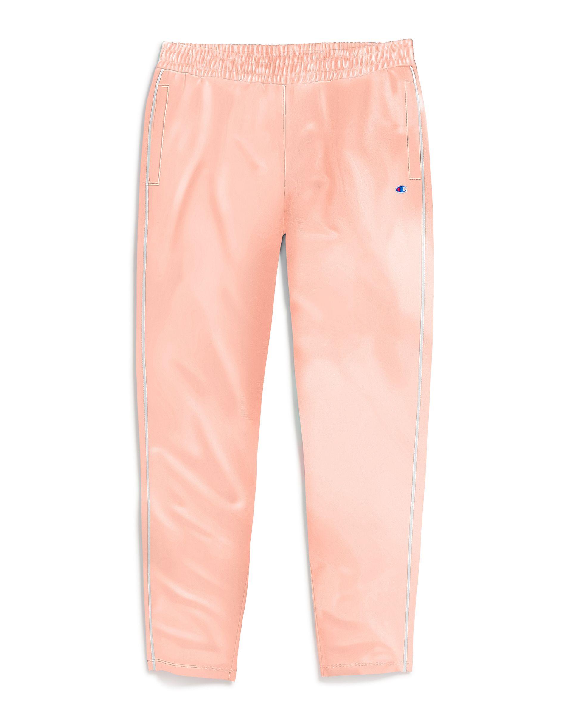 pink champion track pants