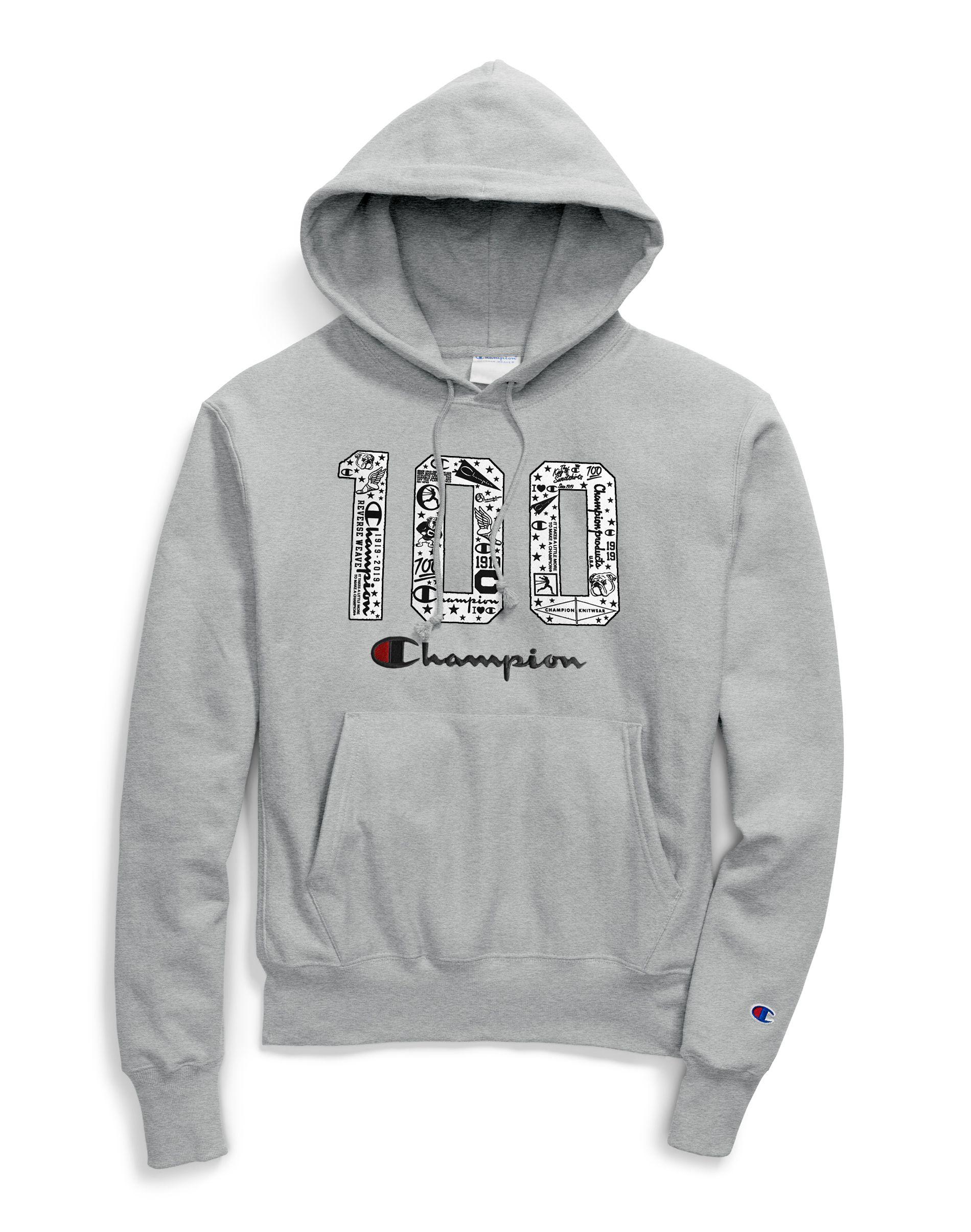 reverse weave century hoodie