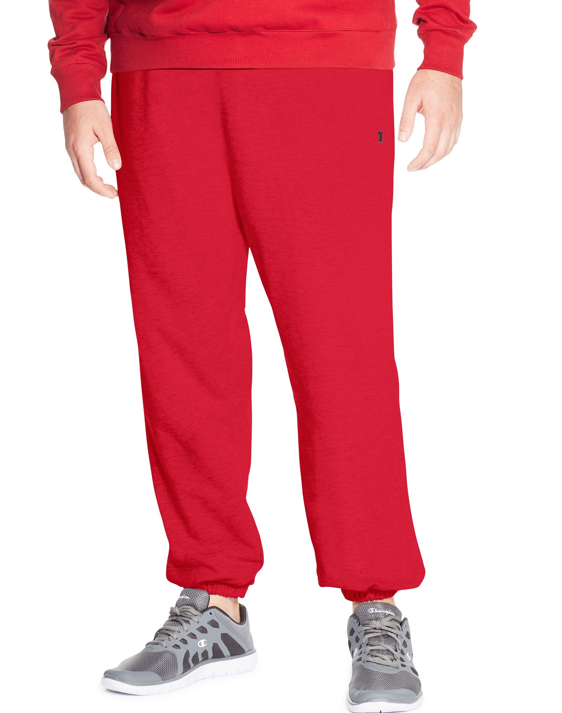 Champion Big & Tall Fleece Pant in Crimson (Red) for Men - Lyst
