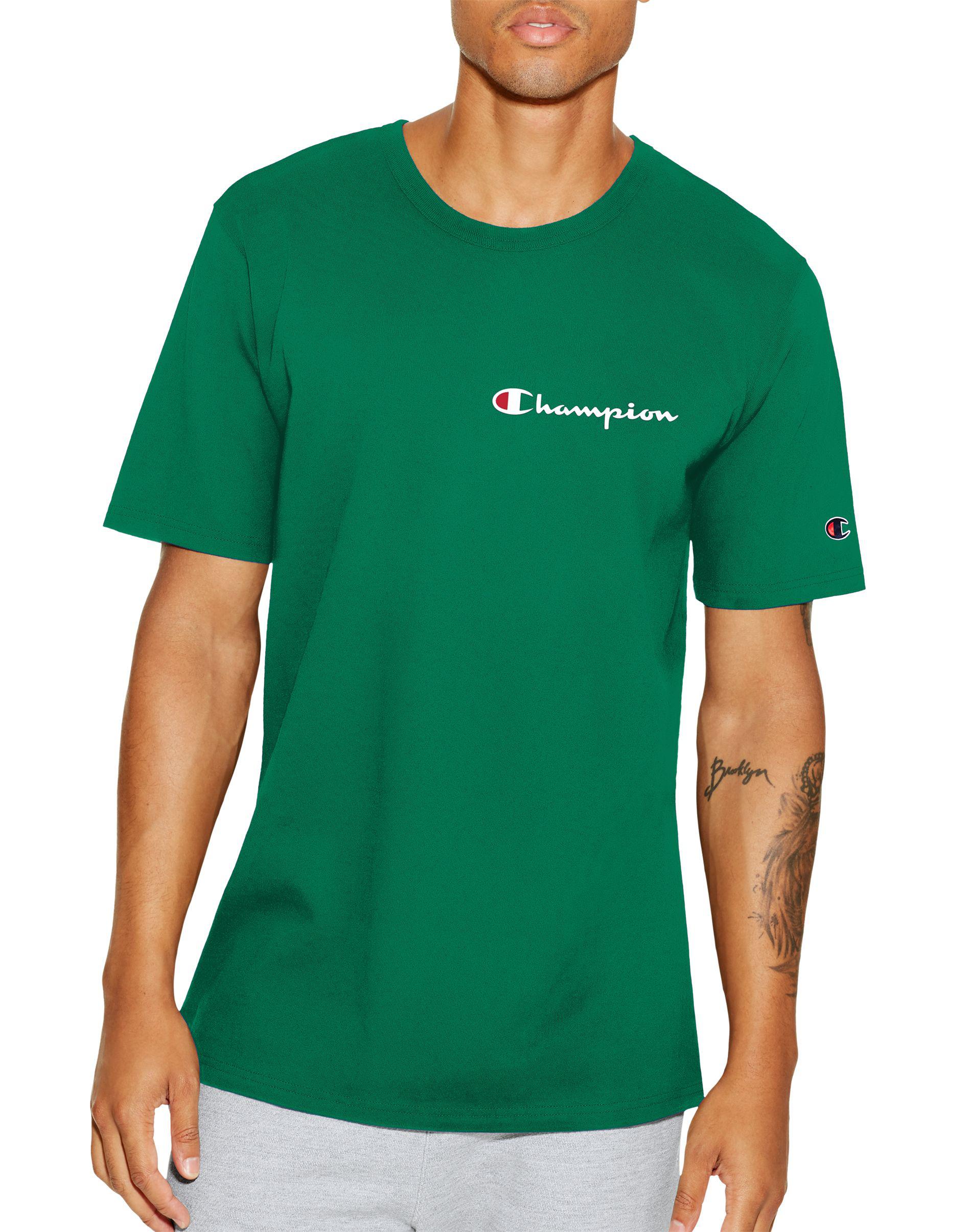 champion green tee