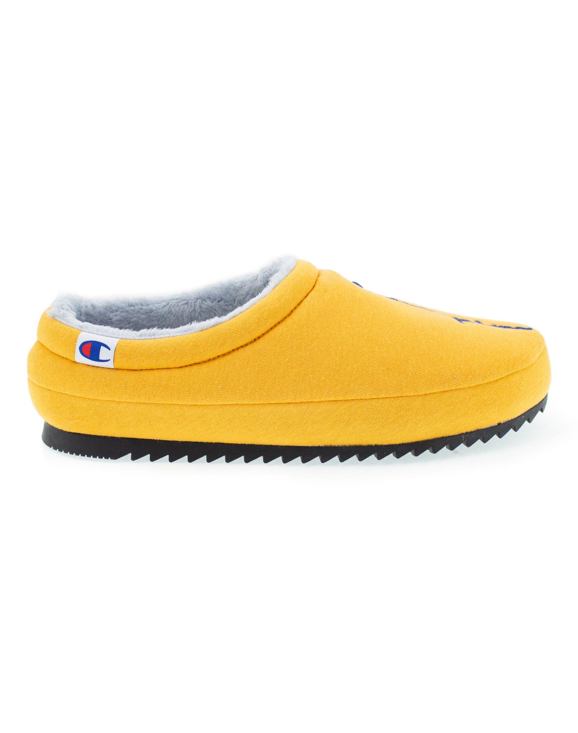yellow champion slippers