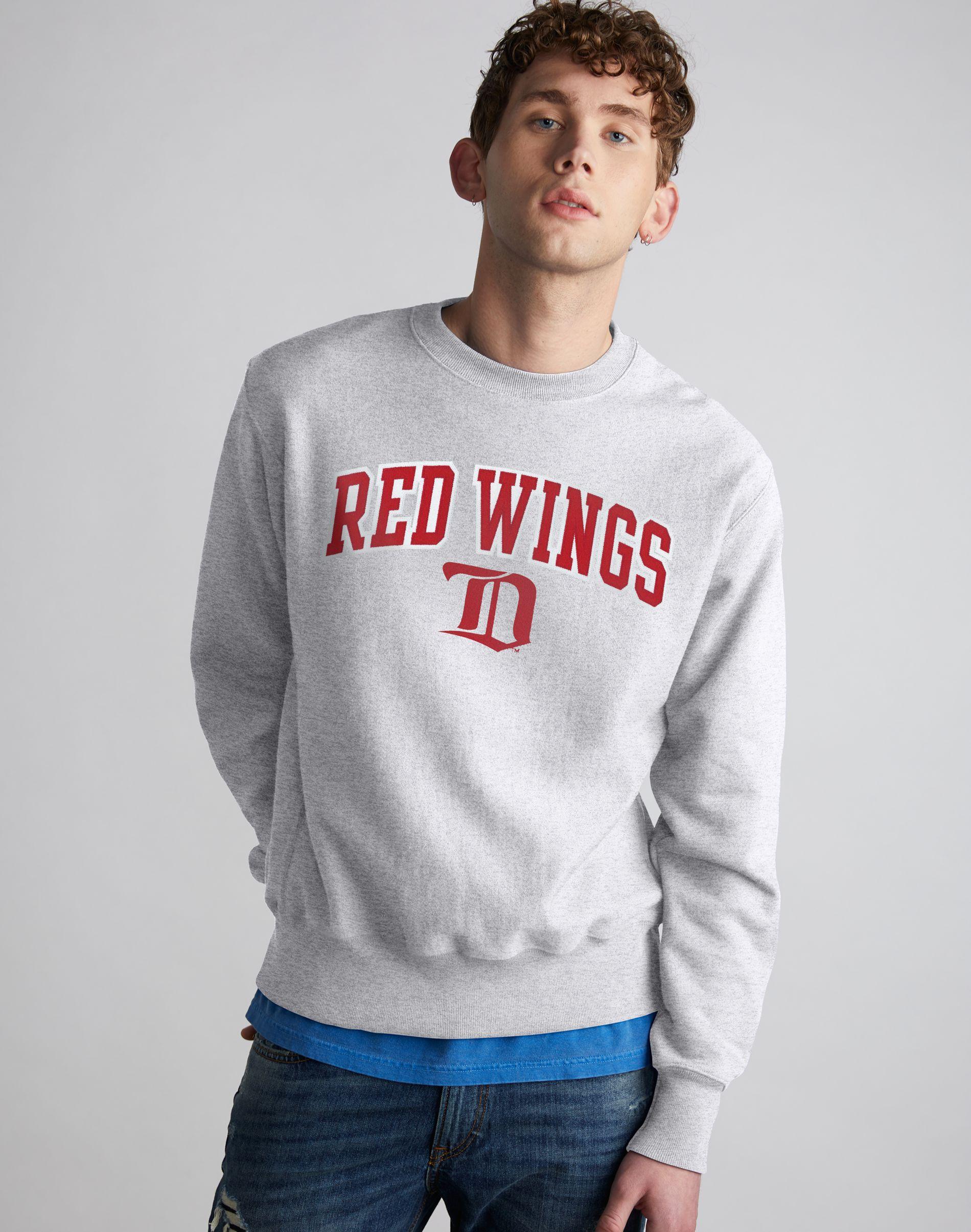 red wings crewneck