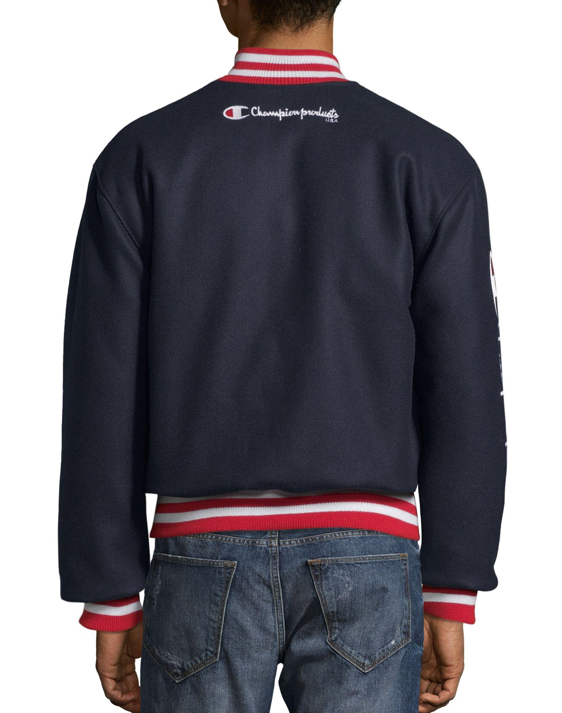 champion jersey jacket