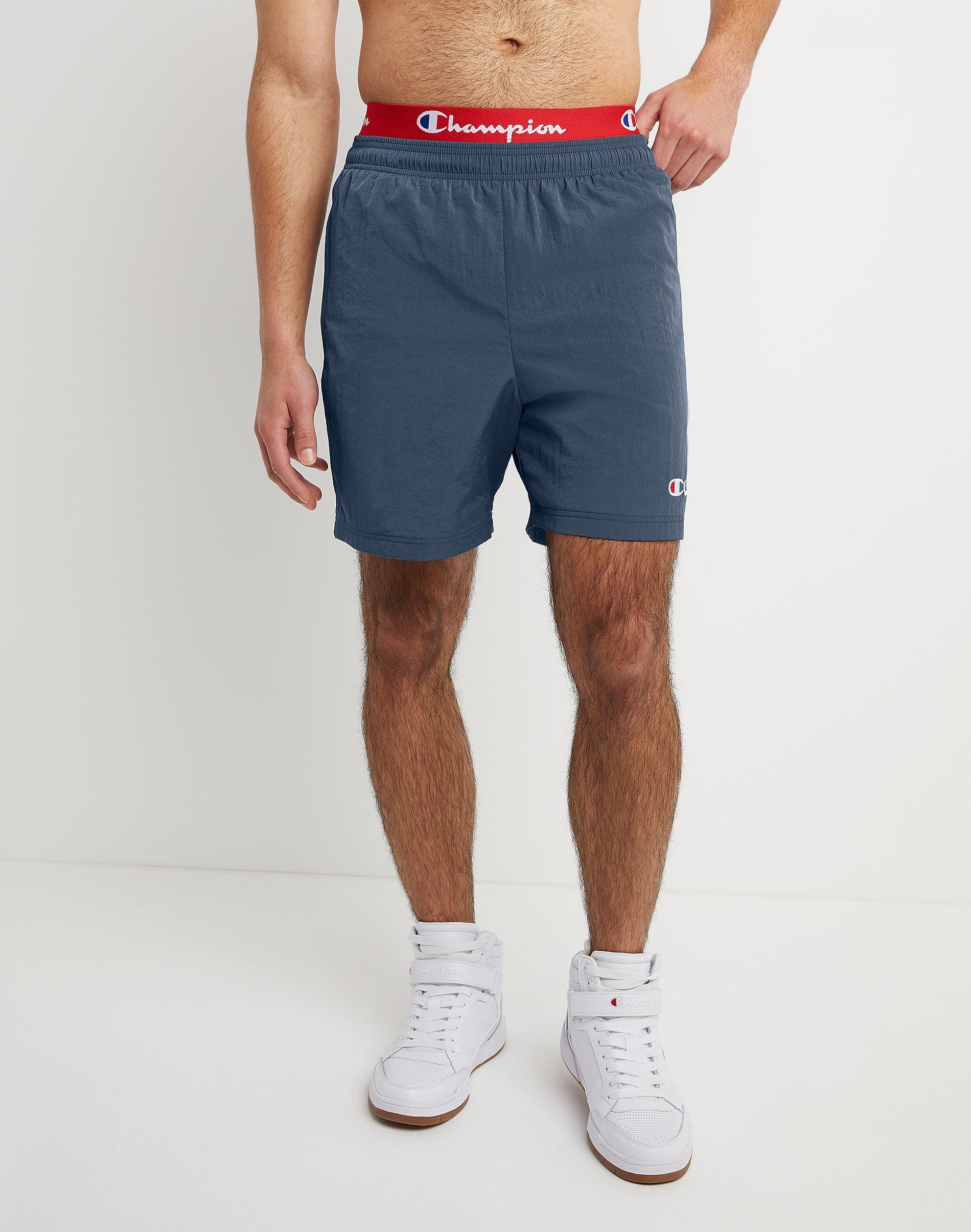 champion nylon warm up shorts