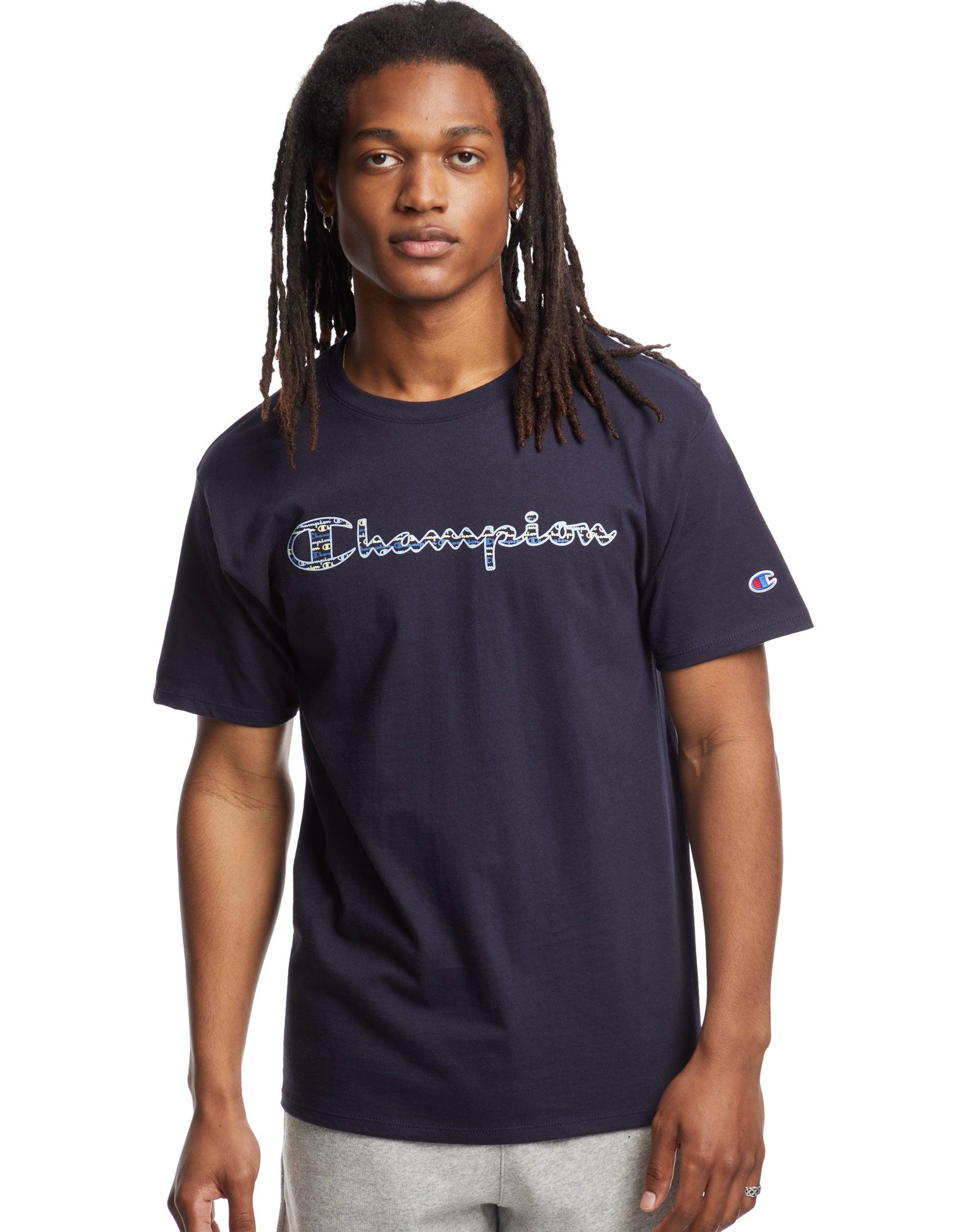 champion navy tee