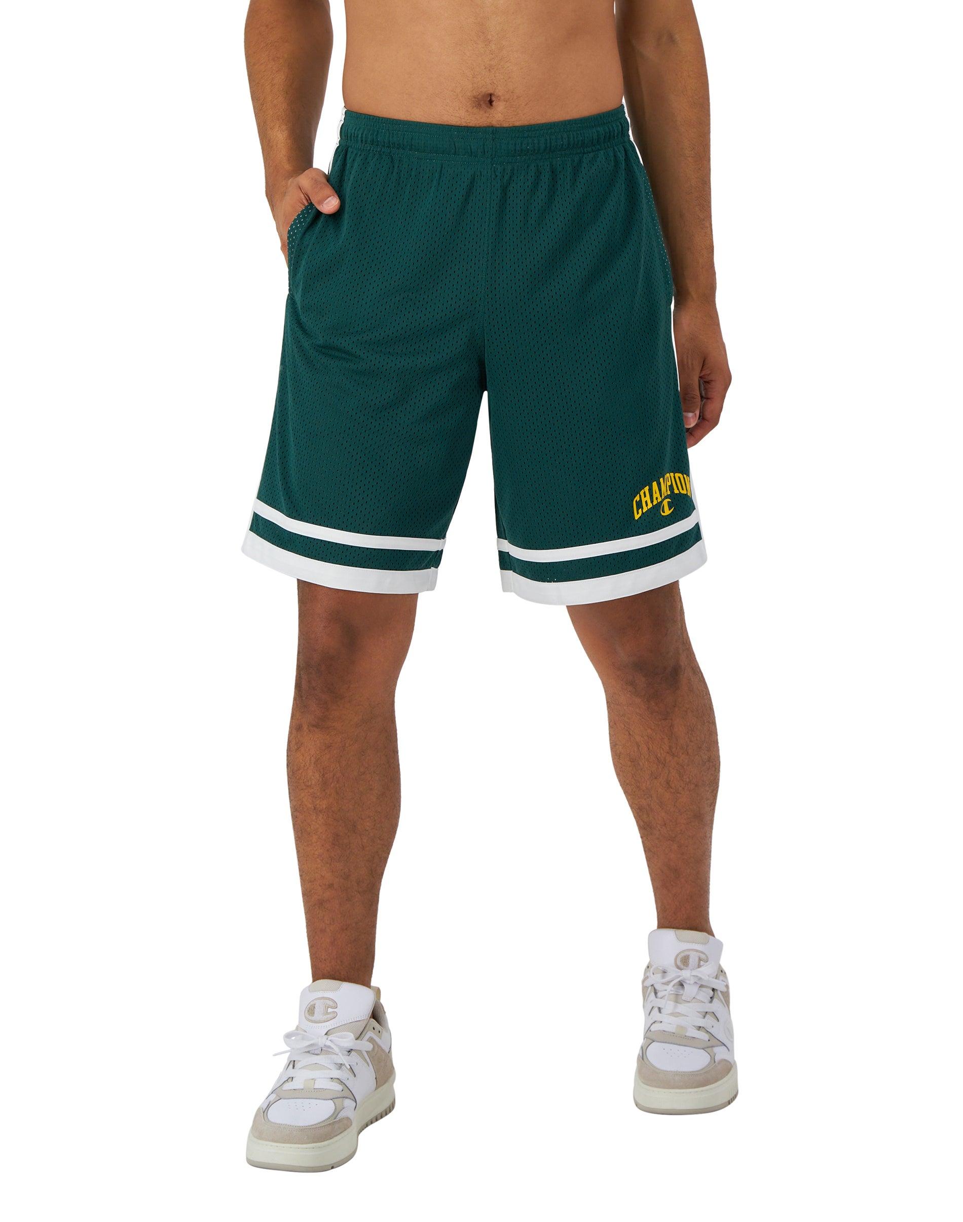 Champion Basketball Shorts With Satin Piping in Green for Men Lyst