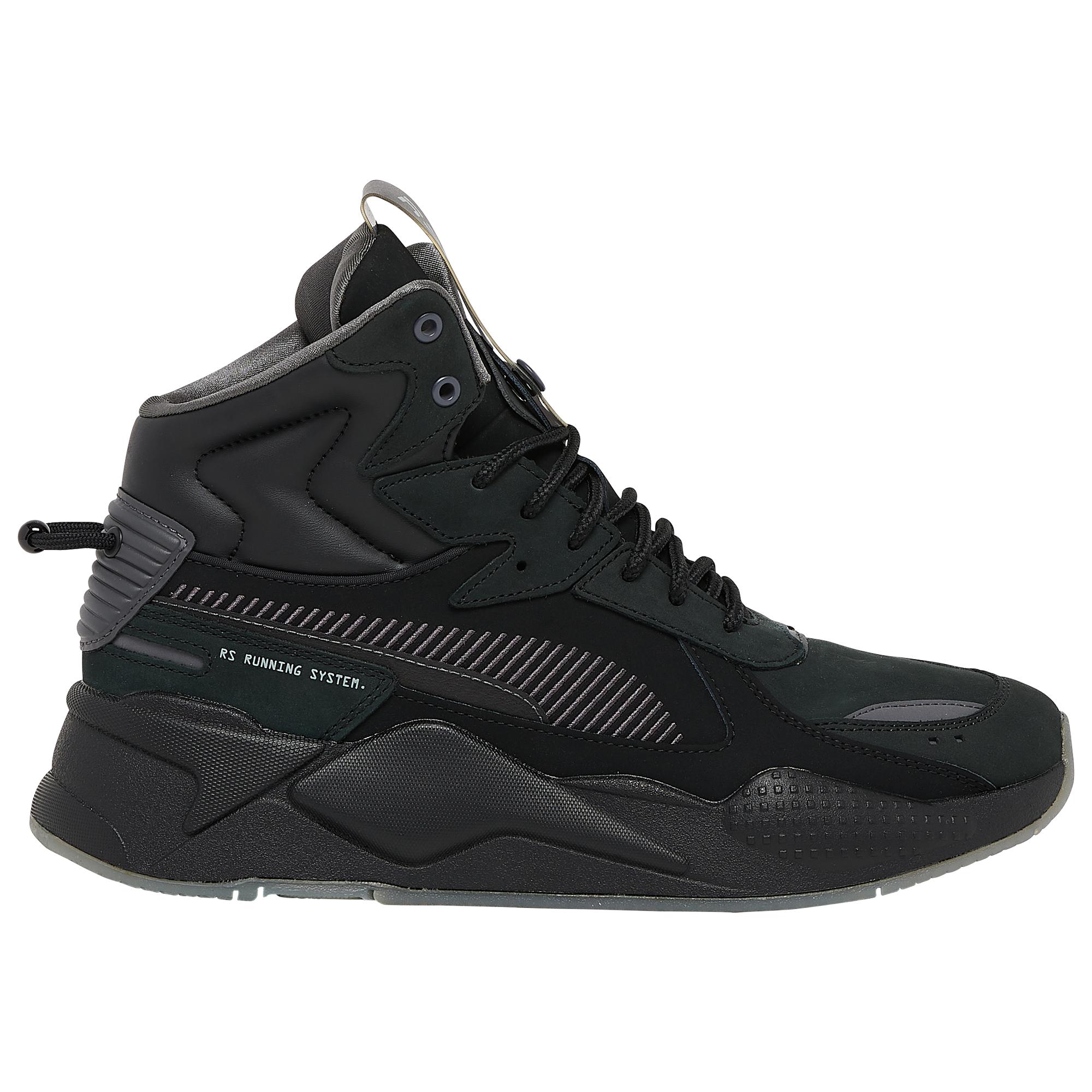 PUMA Rs-x Mid - Basketball Shoes in Black/Grey (Black) for Men | Lyst