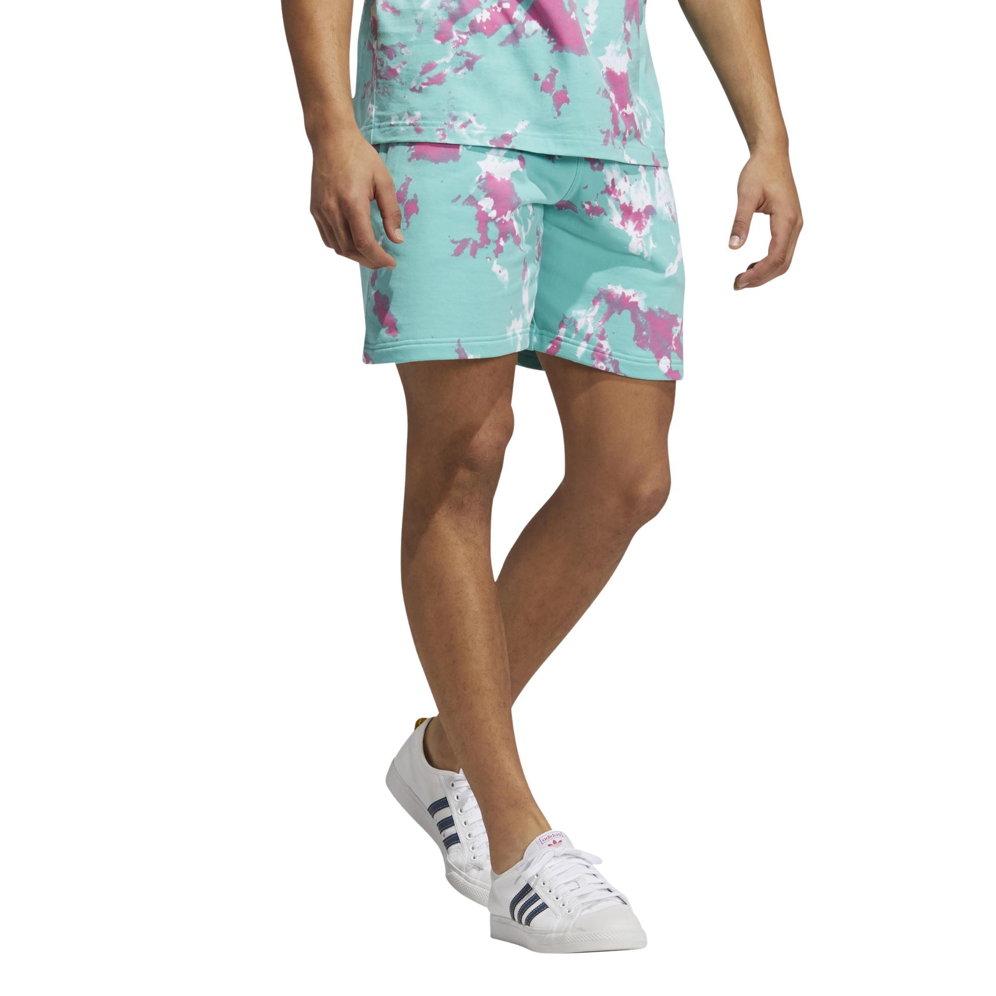 adidas Originals Cotton All Day I Dream About Summer Ess Tie Dye Shorts in  Acid Mint (Blue) for Men | Lyst
