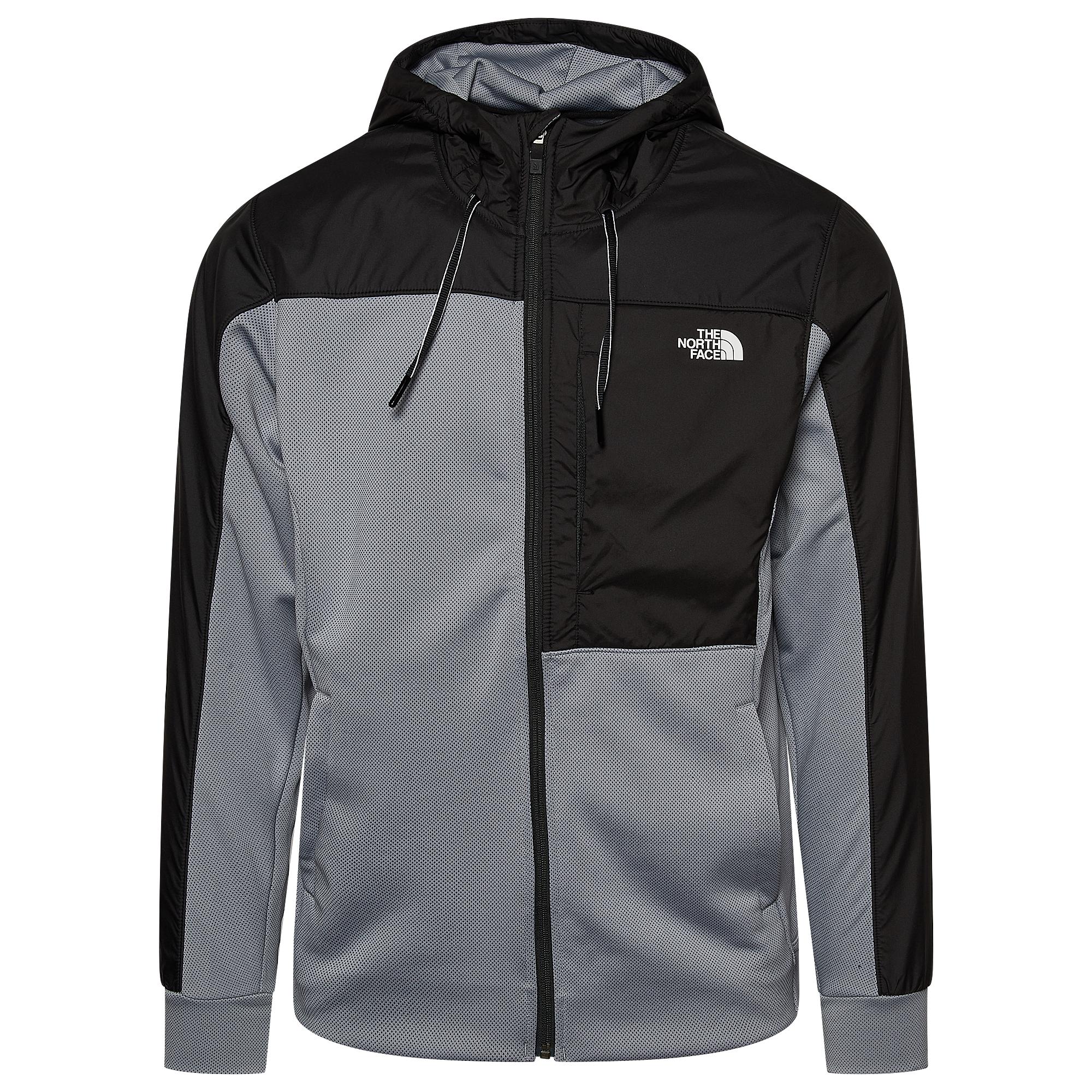 The North Face Fleece Essential Fullzip Jacket in Grey/Black (Black) for Men Save 1 Lyst
