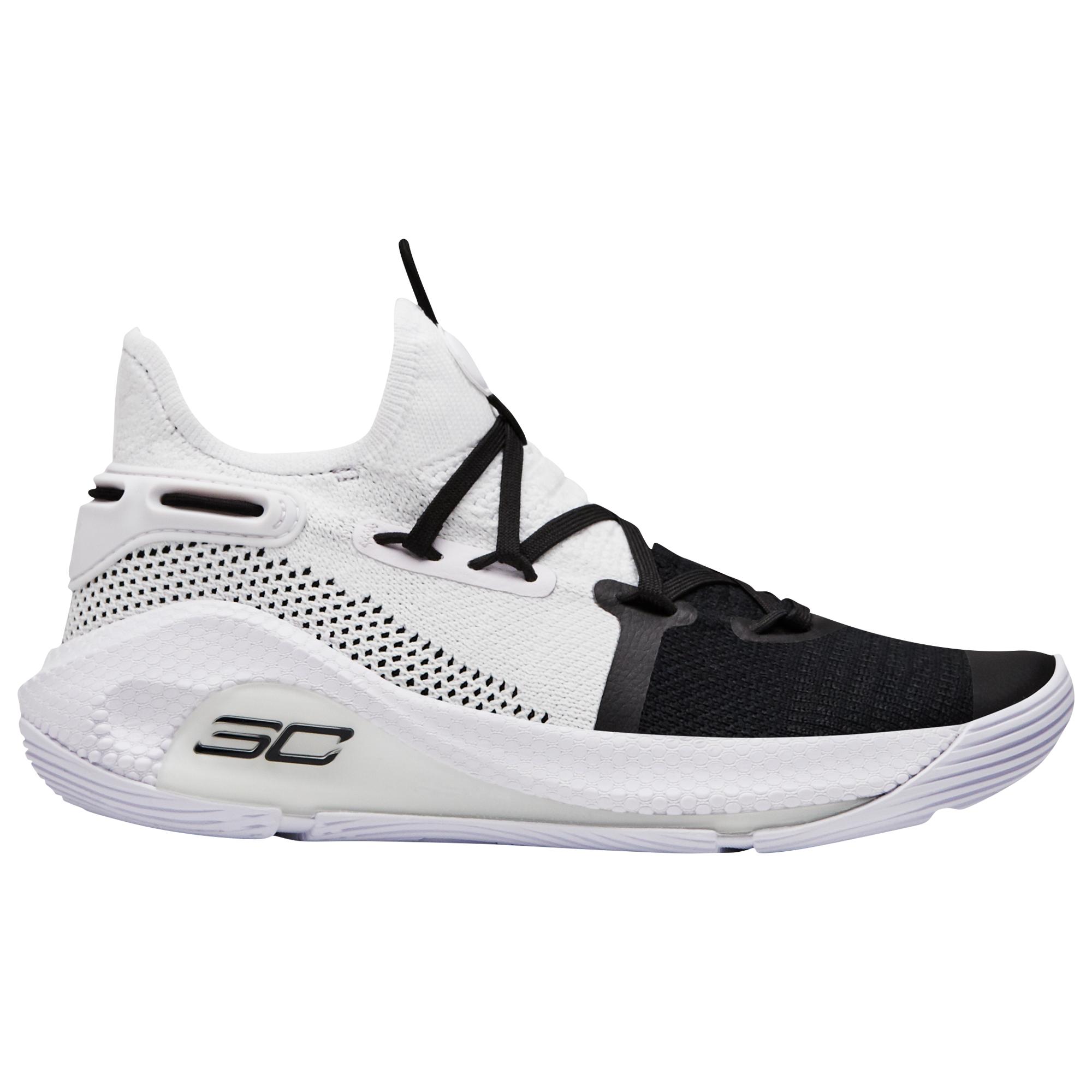 Under Armour Rubber Curry 6 Basketball Shoes in White/Black (Black) for Men  | Lyst