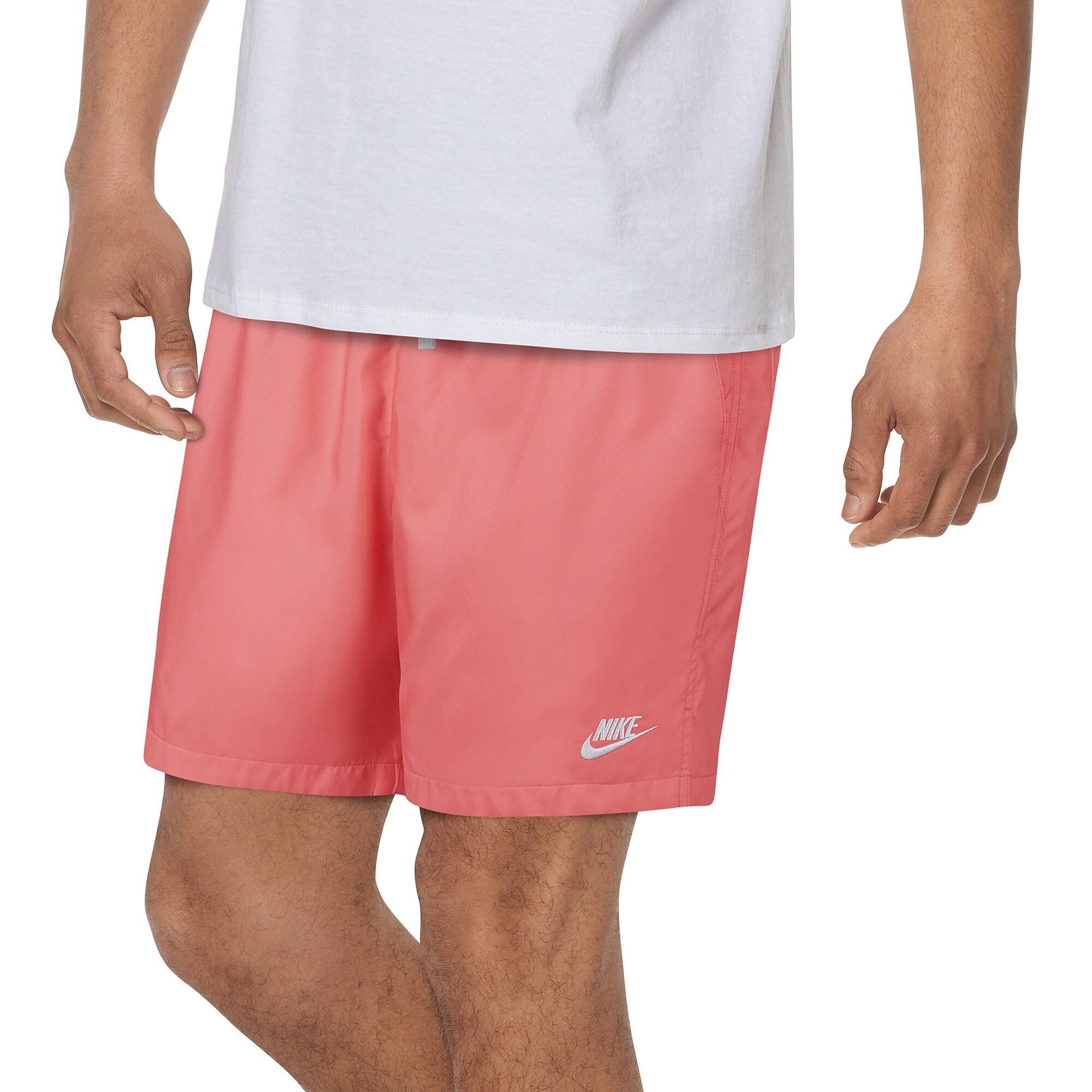Nike Synthetic Club Essentials Woven Flow Shorts in Pink for Men - Lyst