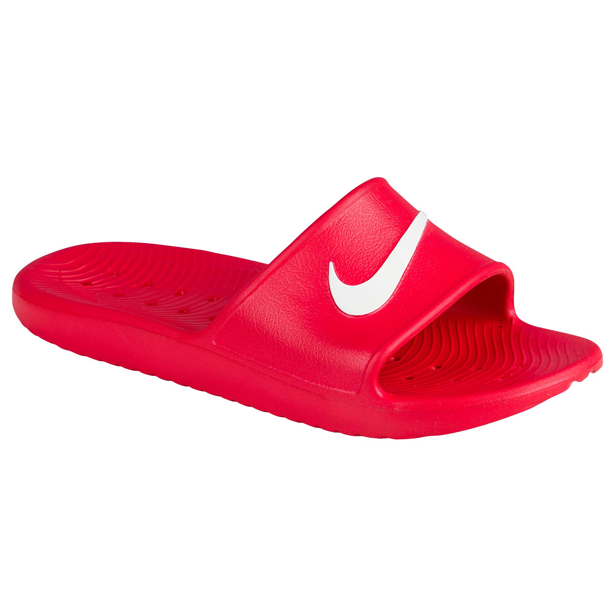Nike Synthetic Kawa Shower Slide Sandals in University Red/White (Red) for  Men | Lyst